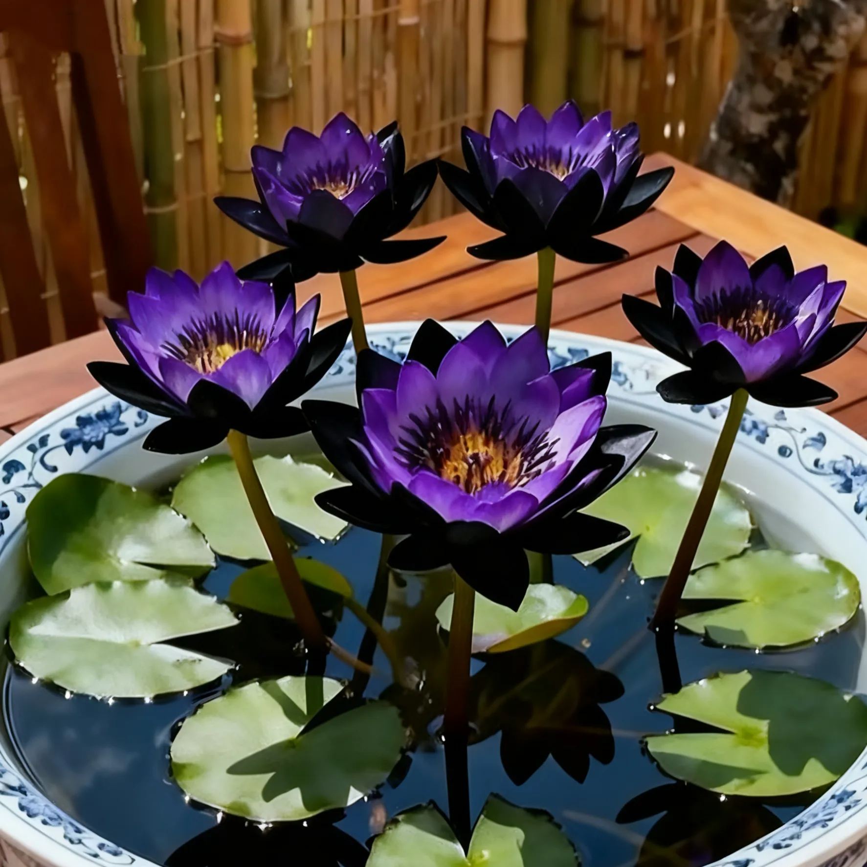 🌌💜 Лотос от сянка– рядка красота за вашата градина🌸