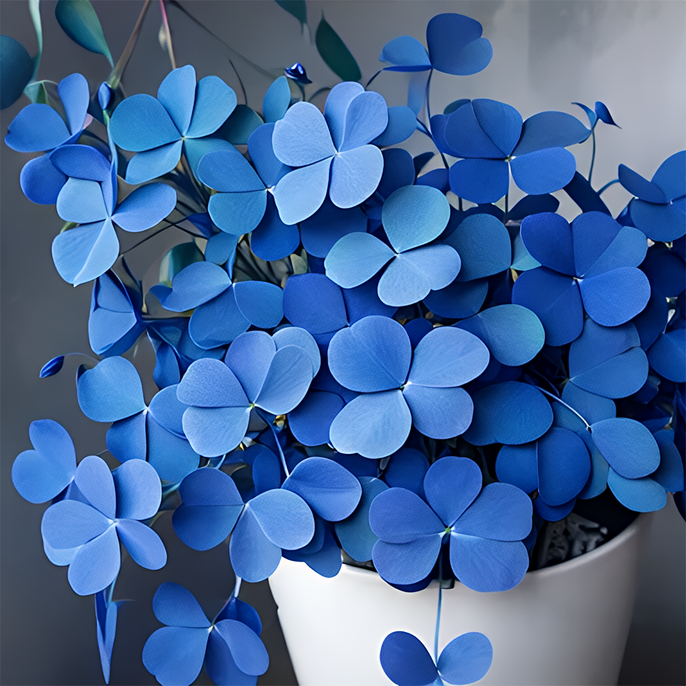 🍀 Семена от щастлива детелина с четири листа – цветно наследствено саксийно растение – носещо ви късмет.