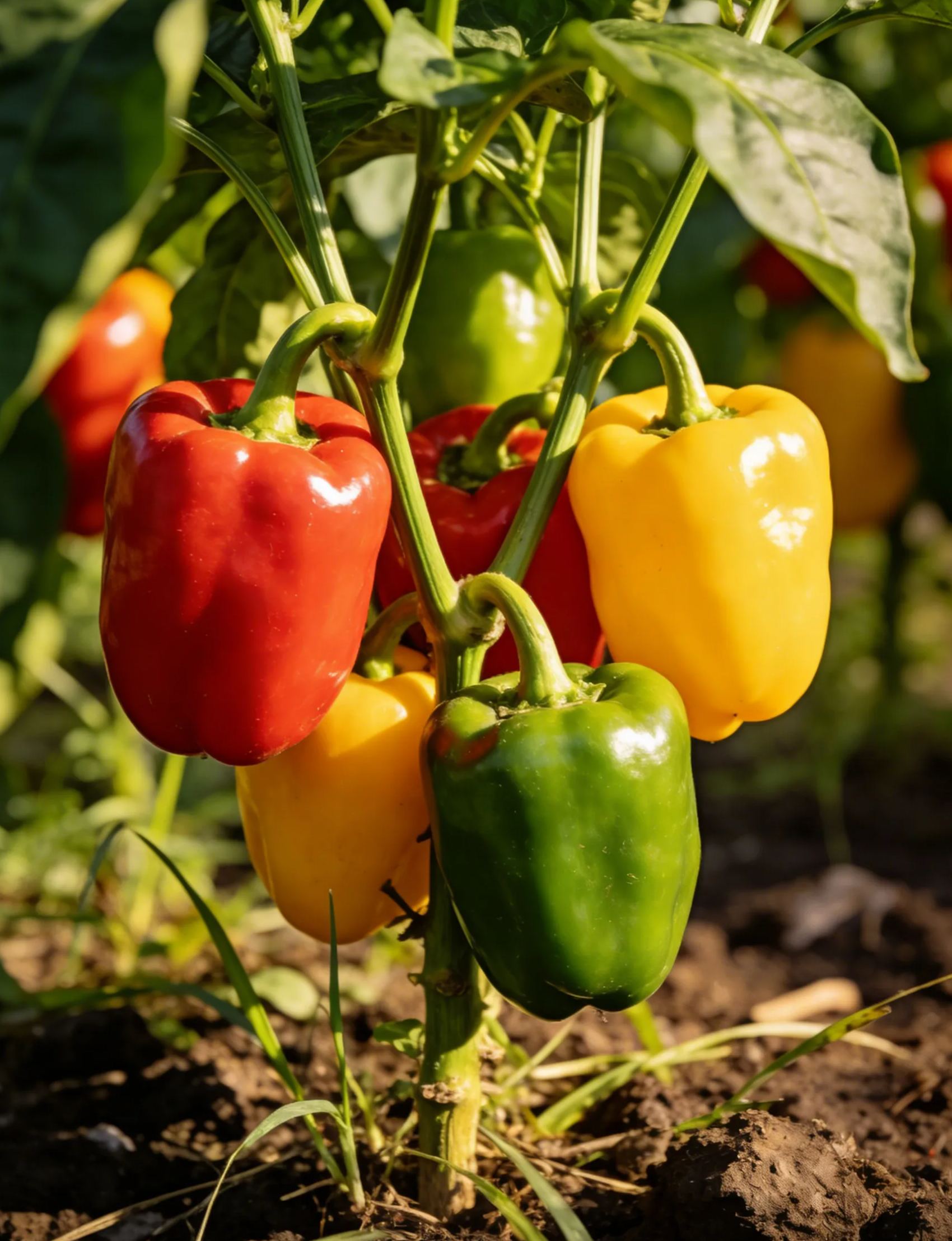 🌶️Семена от пъстър пипер (балконни зеленчуци в саксия, годишно отглеждане, лесно за поддръжка)
