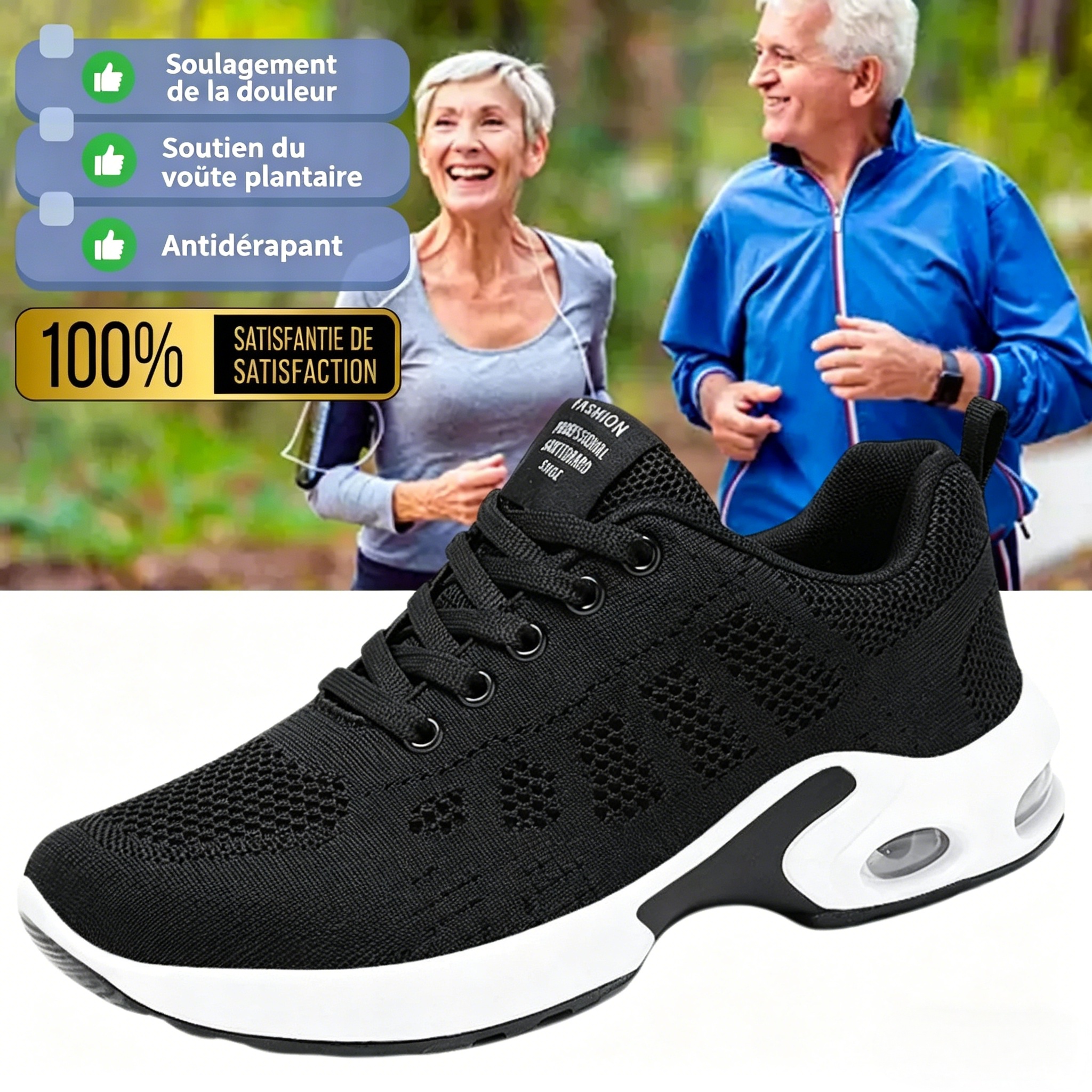 New spring casual large size air cushion walking shoes
