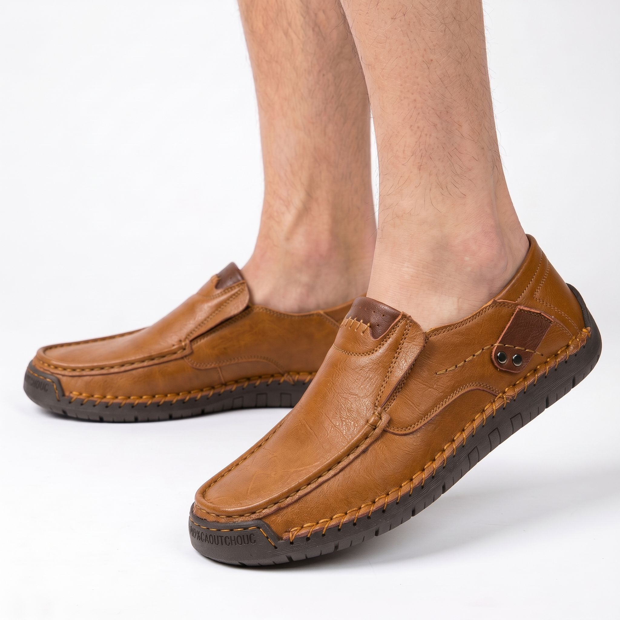 Mocasines de Cuero Premium - Comodidad y Estilo-Diseño ergonómico con soporte de arco, impermeables y antideslizantes. 🔥 ¡50% de descuento por tiempo limitado!