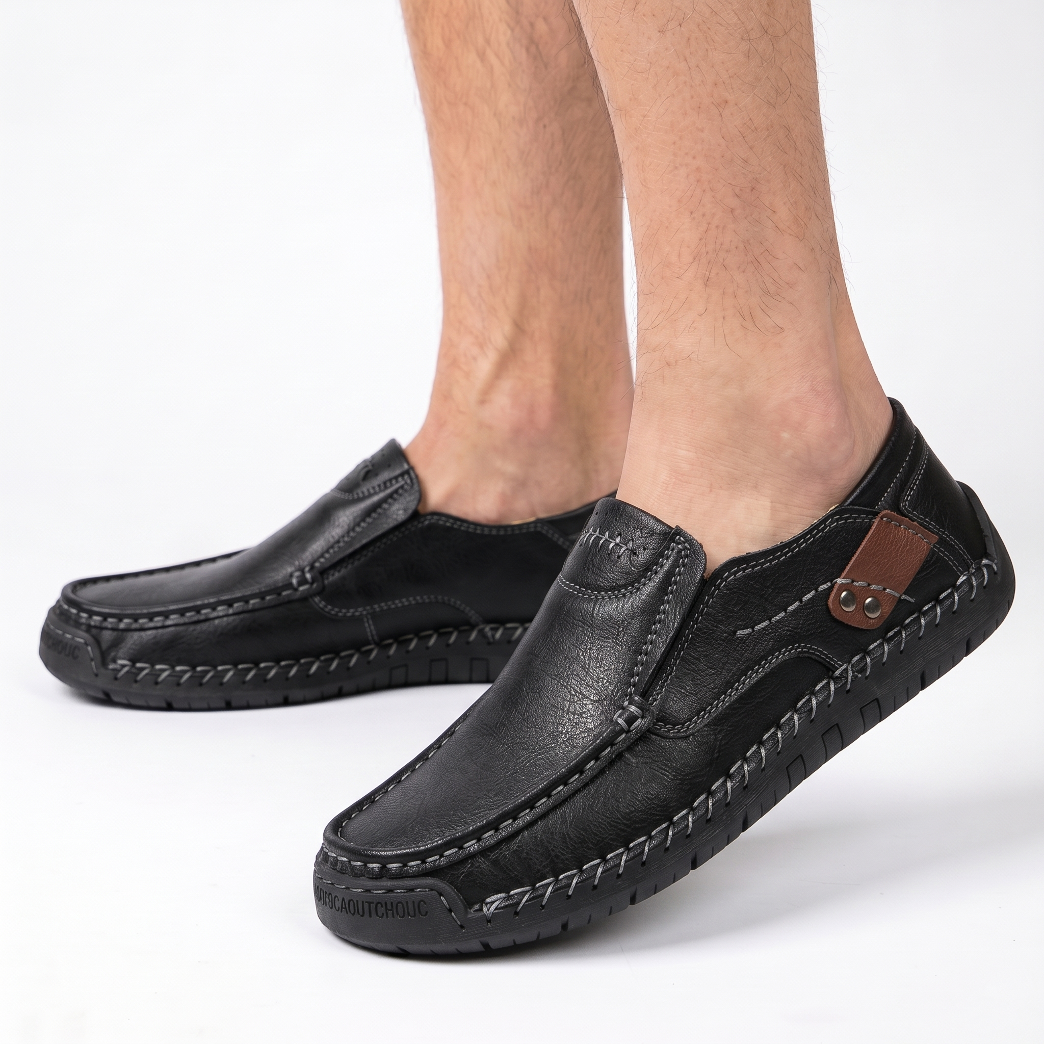Mocasines de Cuero Premium - Comodidad y Estilo-Diseño ergonómico con soporte de arco, impermeables y antideslizantes. 🔥 ¡50% de descuento por tiempo limitado!