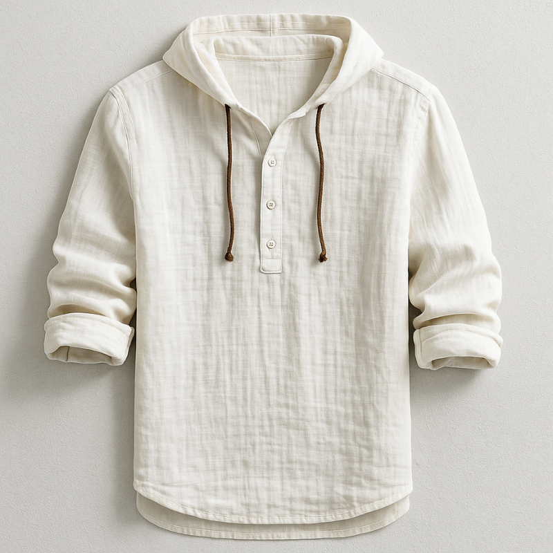 Chemise de luxe avec capuche
