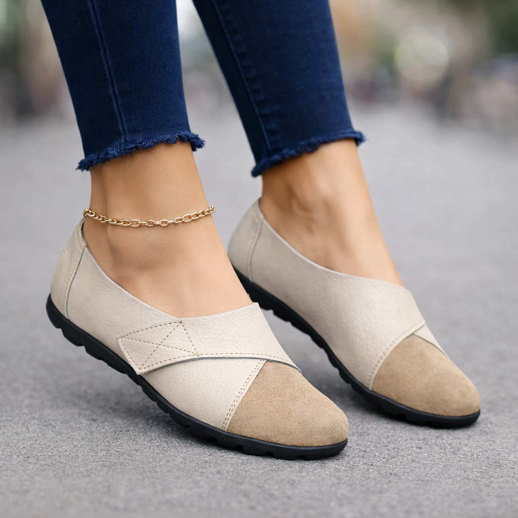⏰Dernier jour 70% de réduction🔥Mocassins en cuir véritable pour femmes : Chaussures classiques à enfiler pour tous les jours