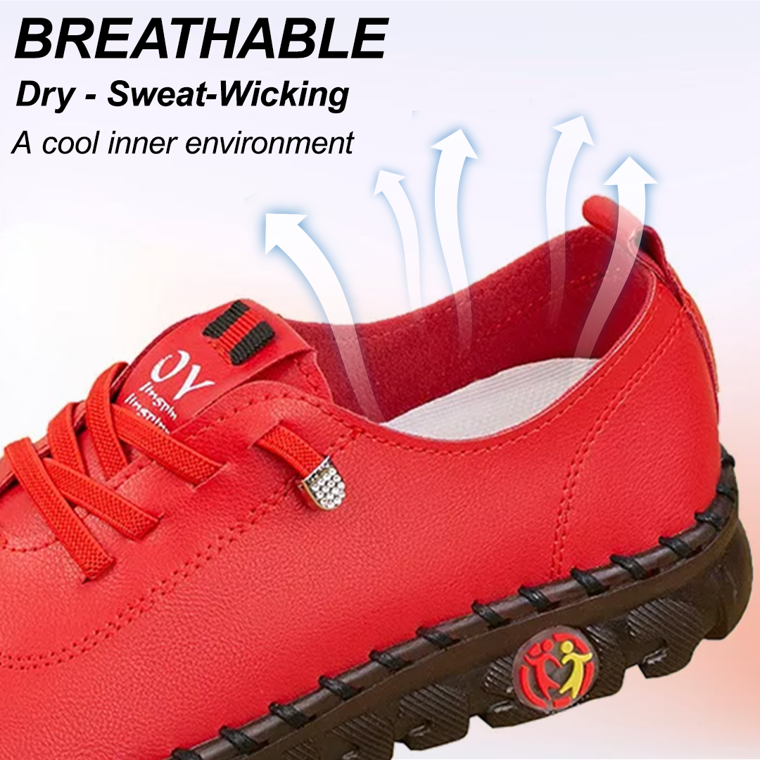 🔥Best Seller-Last Day Sale 60% OFF🔥Women's Hand-Stitched Uniqcomfy Wide Toe Box Leather Shoes