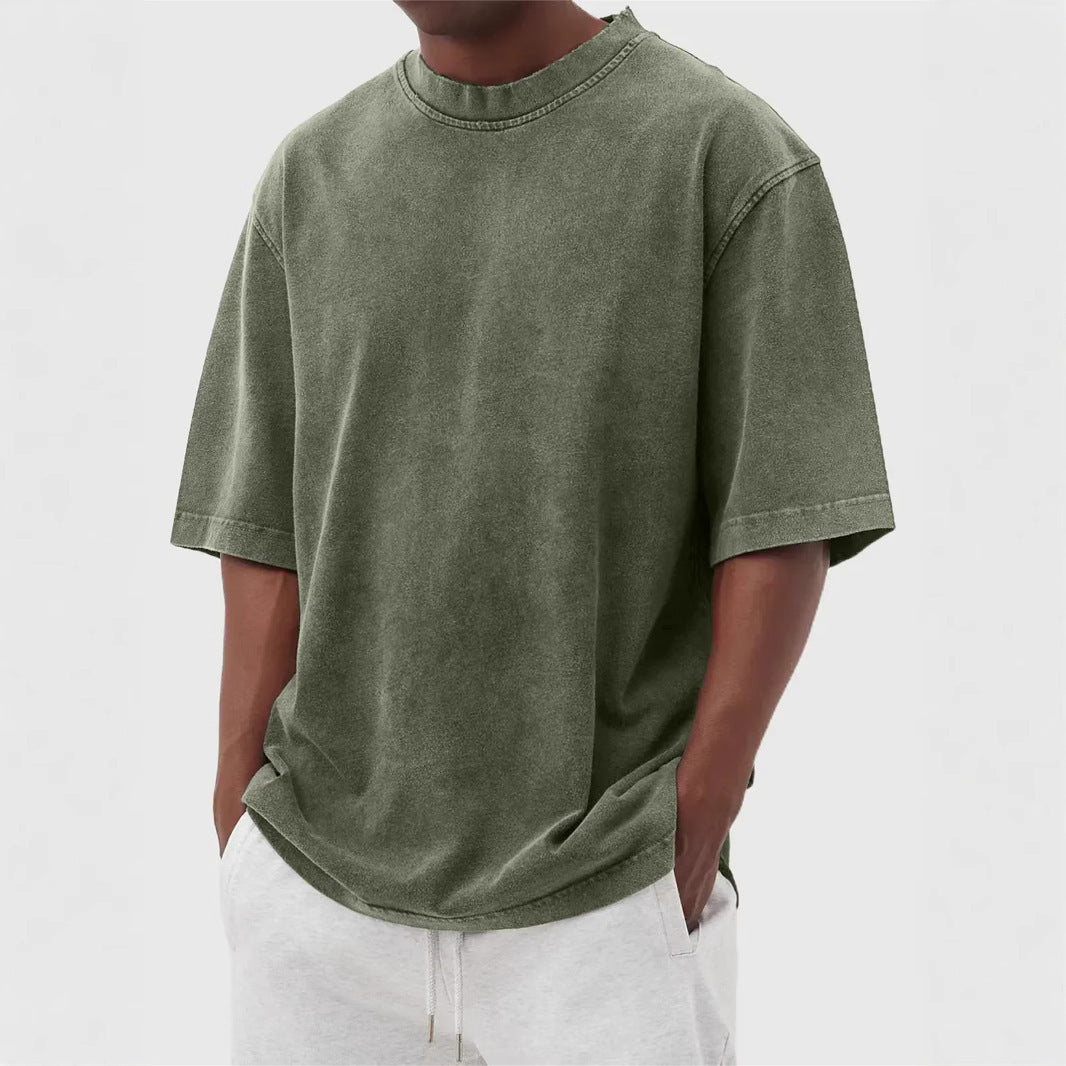 Men’s Solid Color Oversized T-Shirt