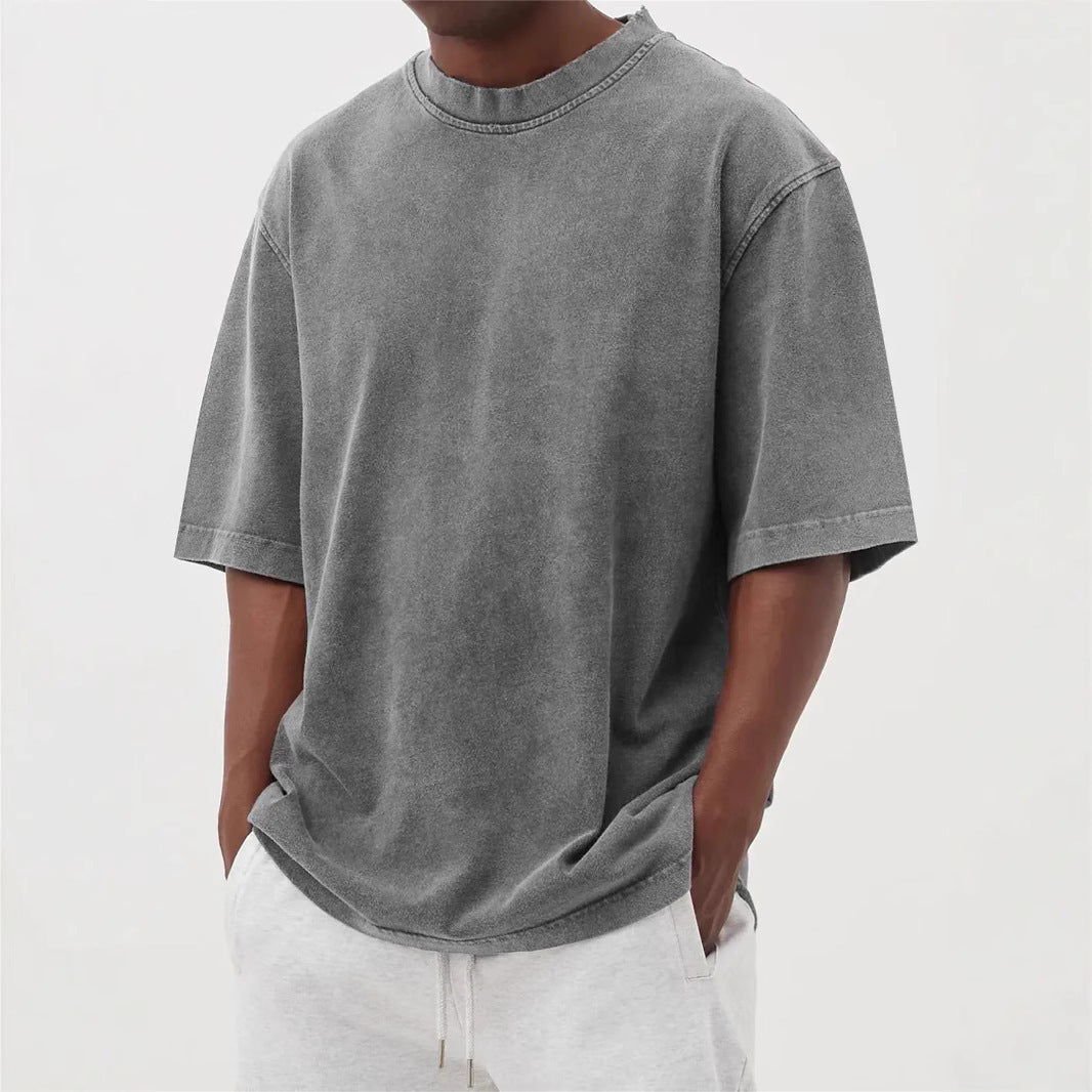 Men’s Solid Color Oversized T-Shirt