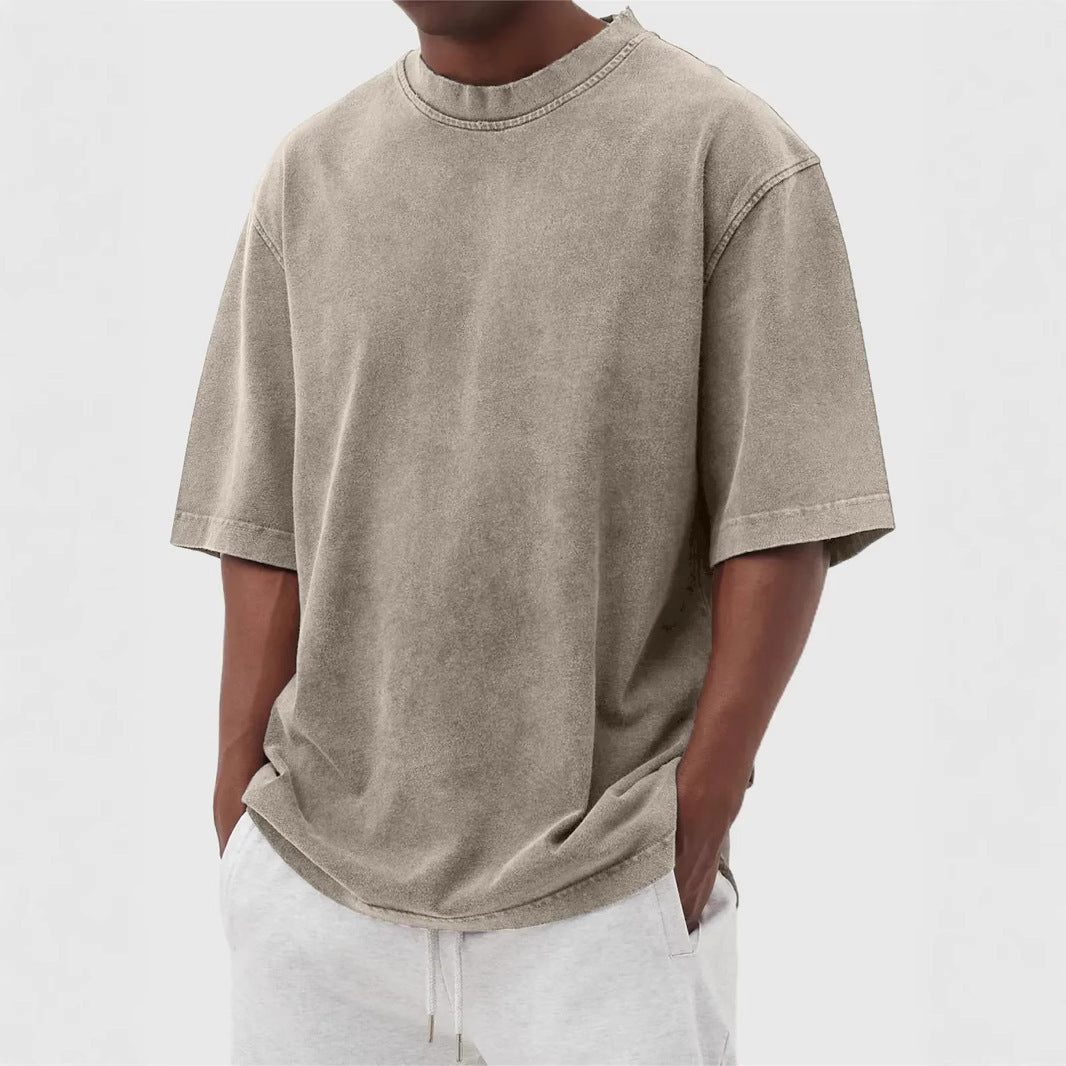 Men’s Solid Color Oversized T-Shirt