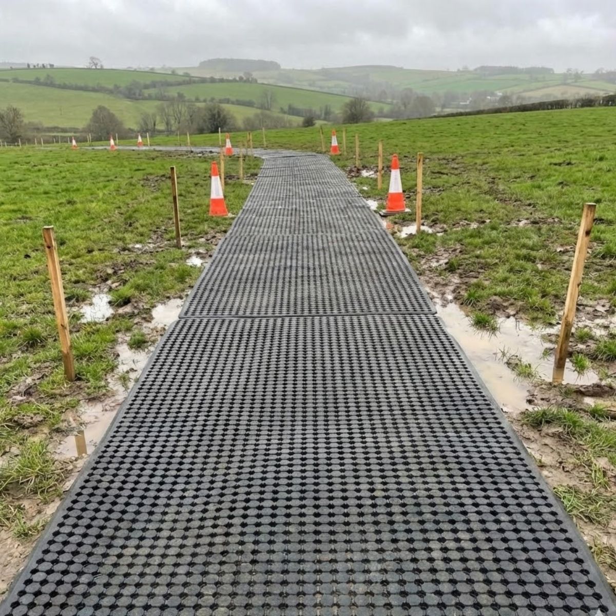 DrainAway Rubber Utility Mat Rolls