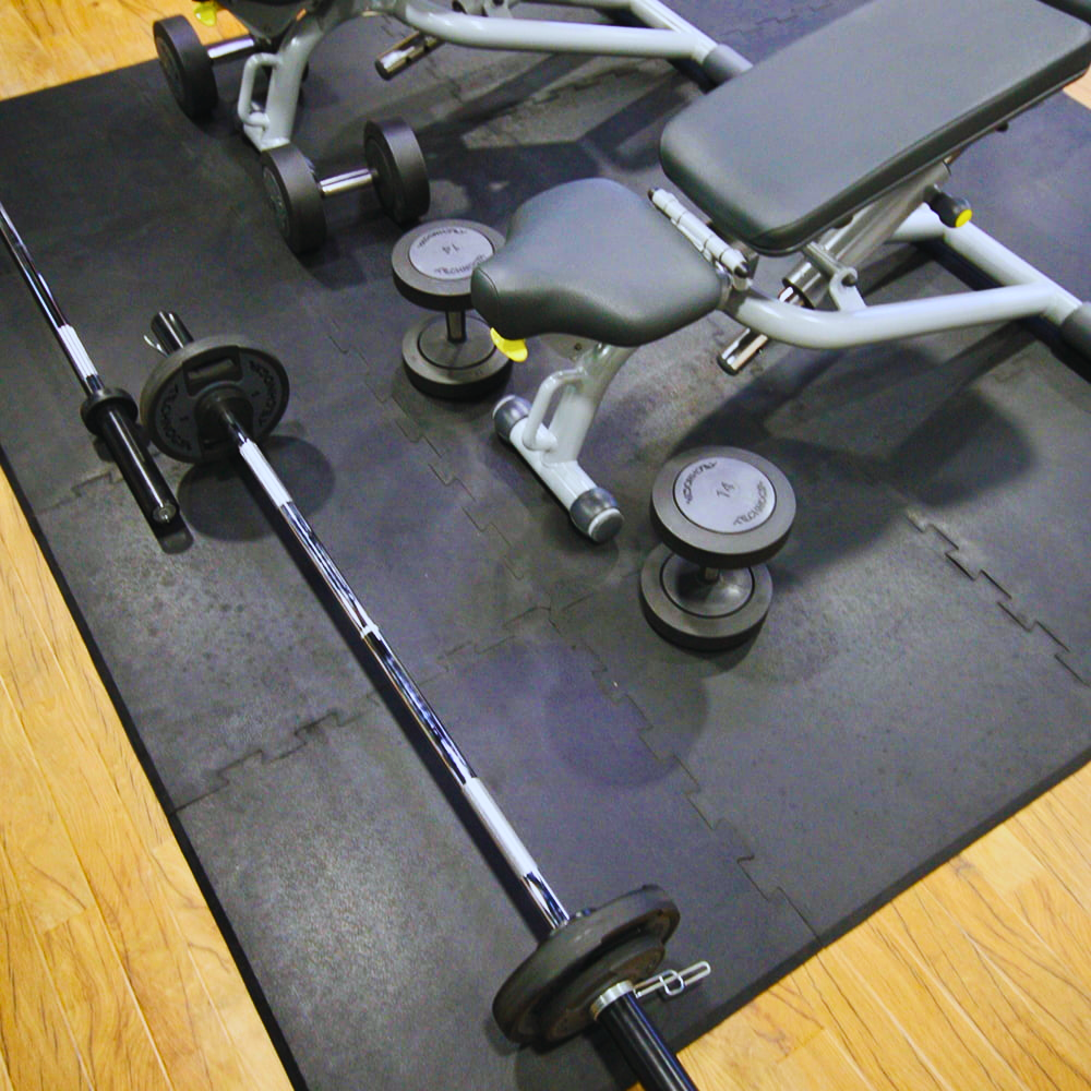 Standard Rubber Gym Mat Tiles