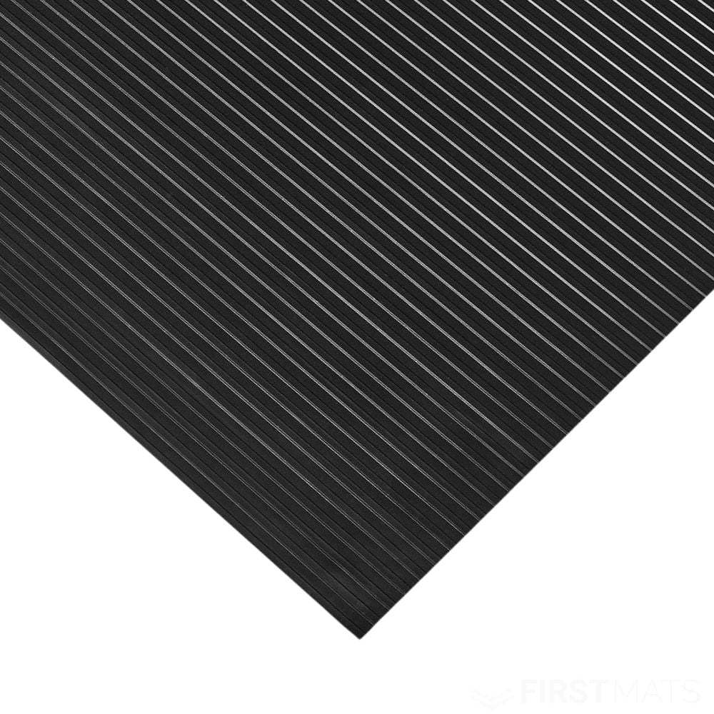 Wide Ribbed Rubber Matting Roll