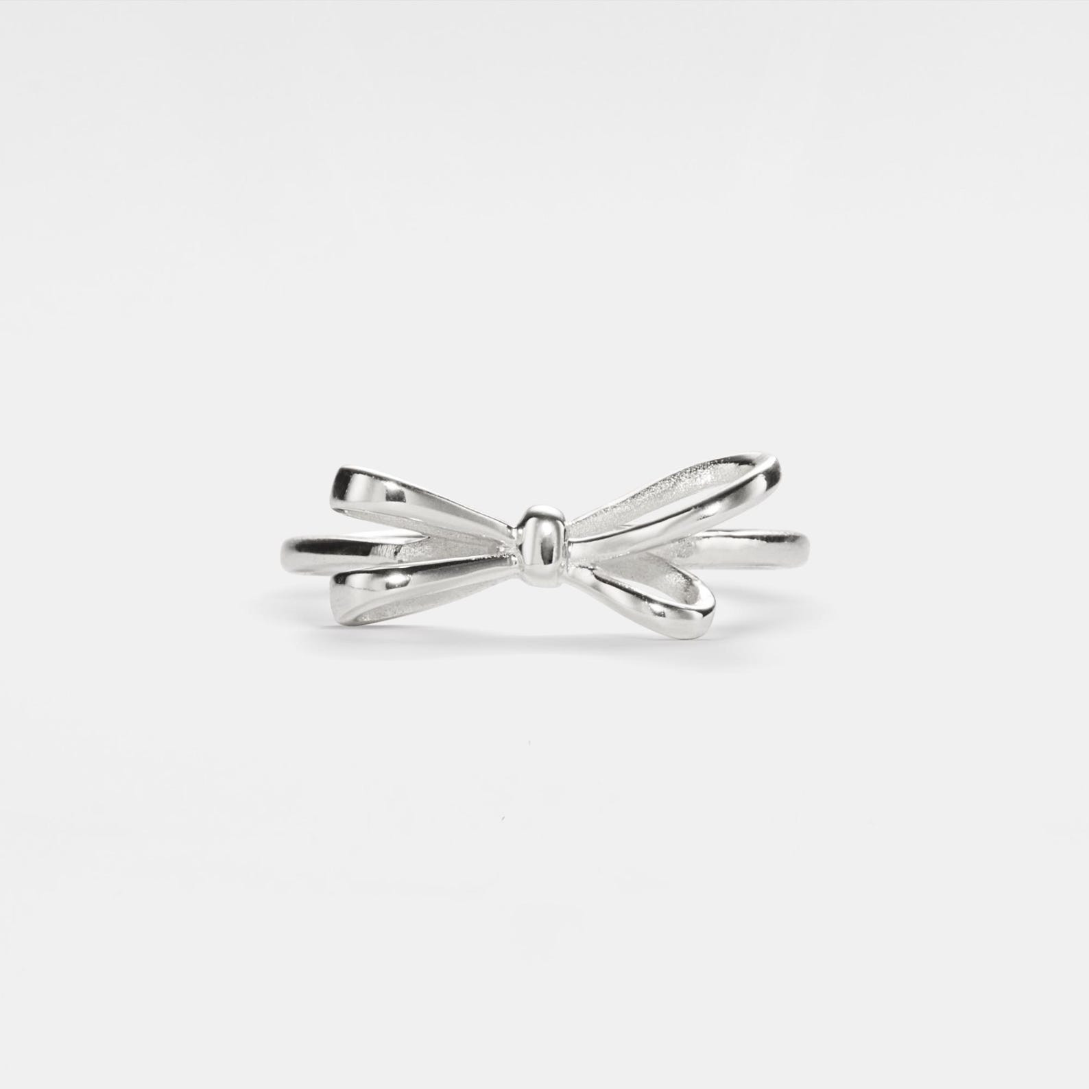 Knot Sterling Silver Engagement Ring