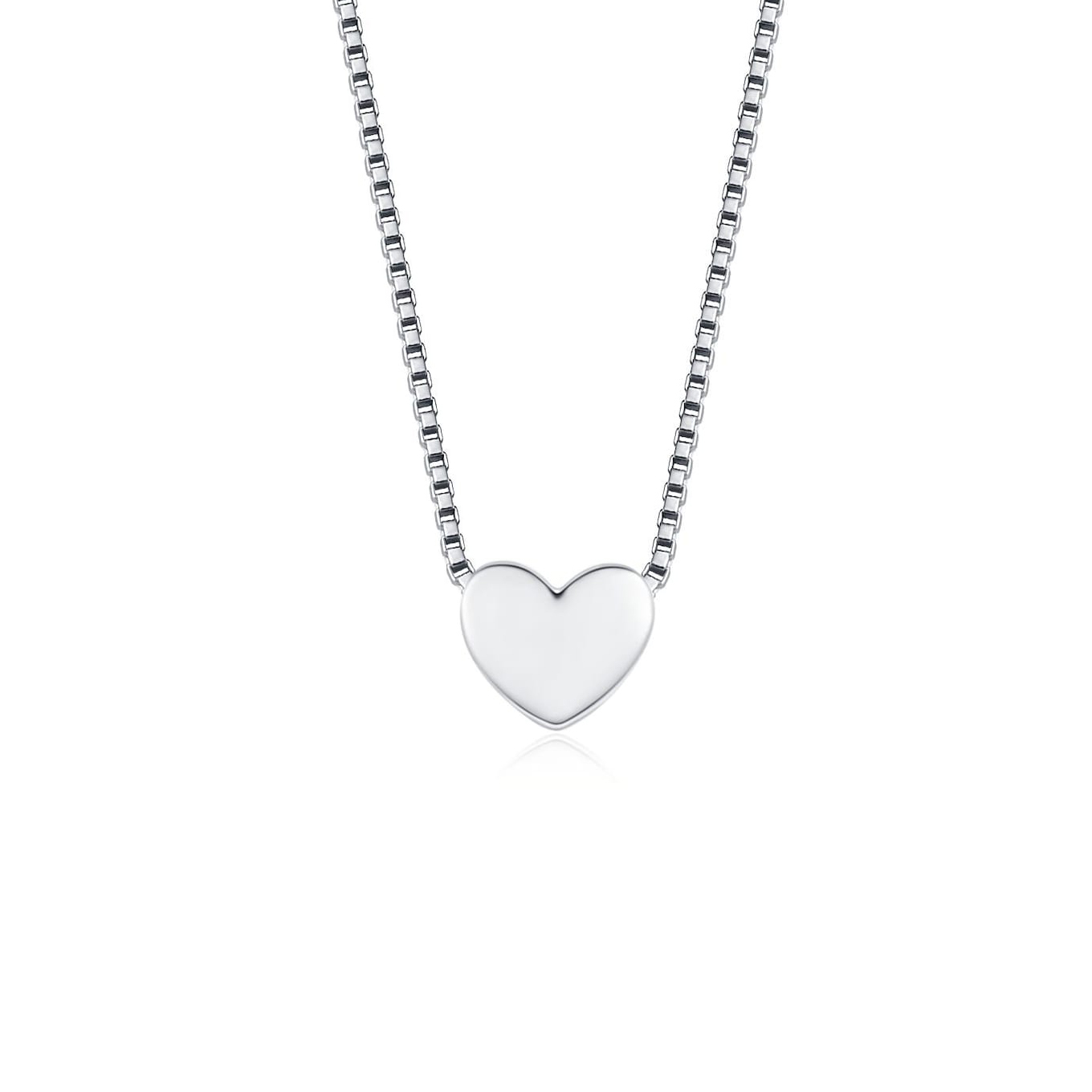 Minimalist Gold/Silver/Rose Gold Sterling Silver Heart Necklace