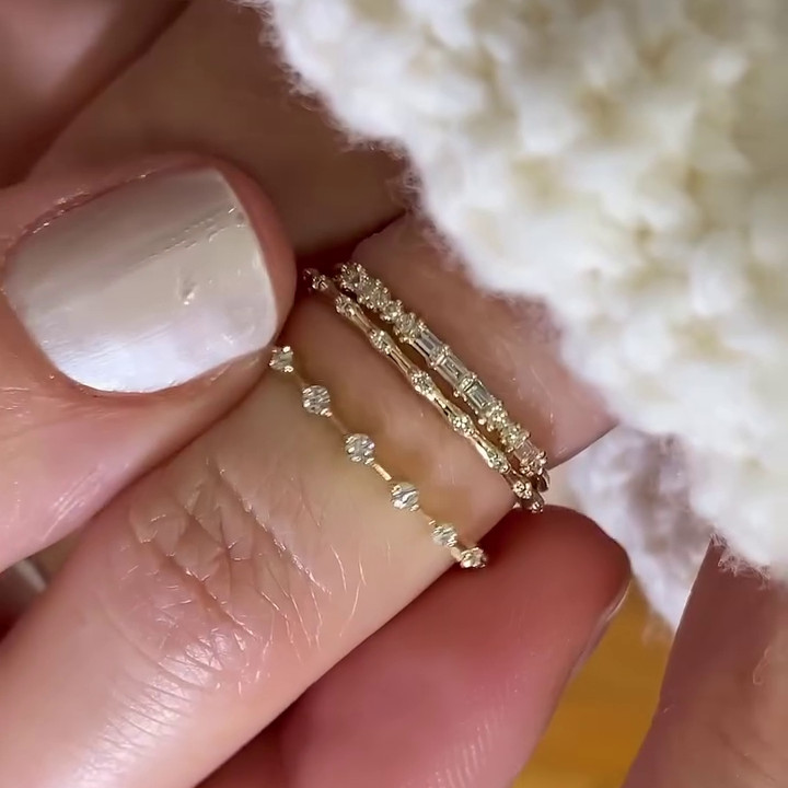 Diamond White Sterling Silver Yellow Gold 4-Piece Bridal Sets