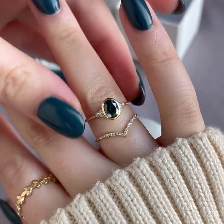 Oval Cut Emerald Green Sterling Silver Yellow Gold Bridal Sets