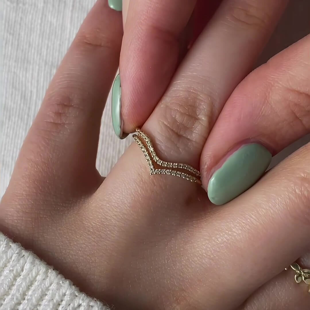 Round Cut Peridot Green Yellow Gold Sterling Silver Stackable 3-Piece Bridal Ring Set