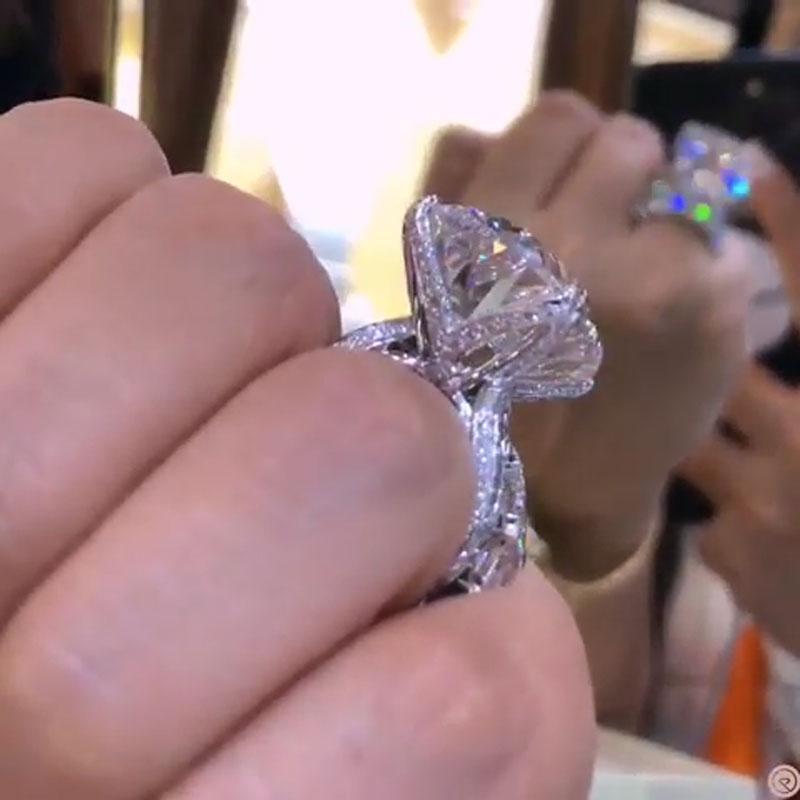 Diamond White Oval Cut 925 Sterling Silver Bridal Sets