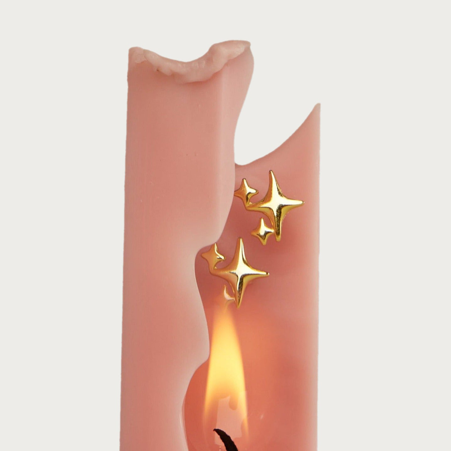 Yellow Gold 925 Sterling Silver Stud Earrings