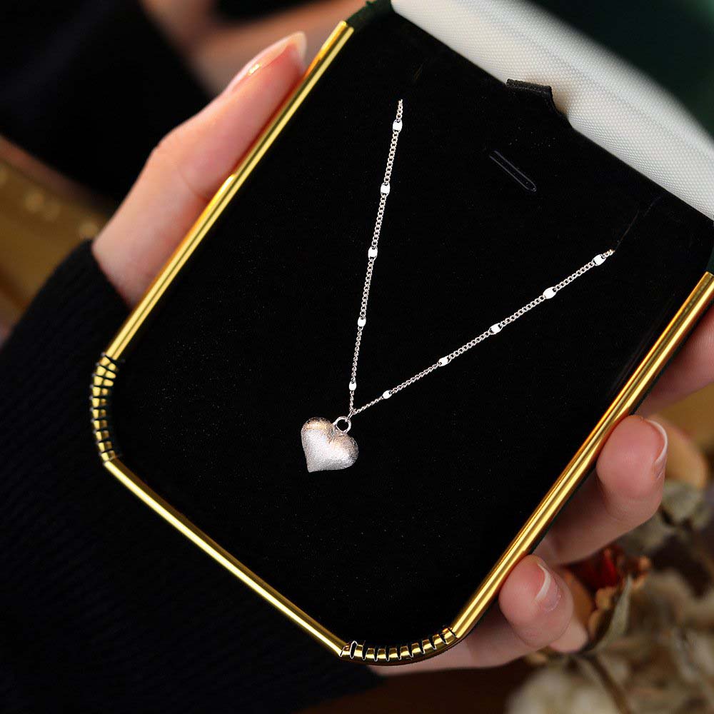 Heart 925 Sterling Silver 17-inch Necklace