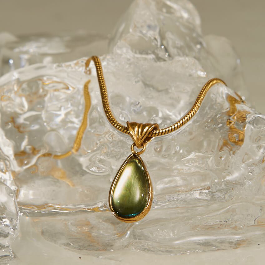 18K Gold Plated Waterdrop Necklace