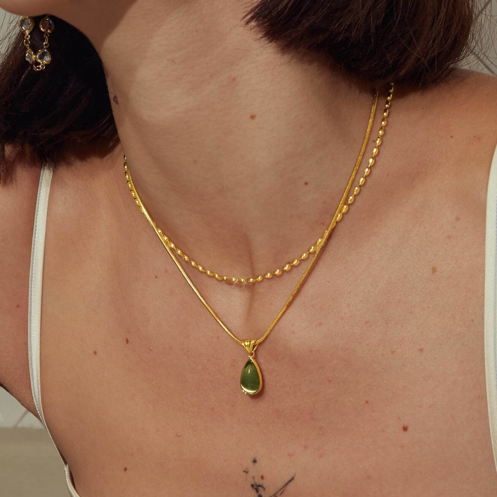 18K Gold Plated Waterdrop Necklace