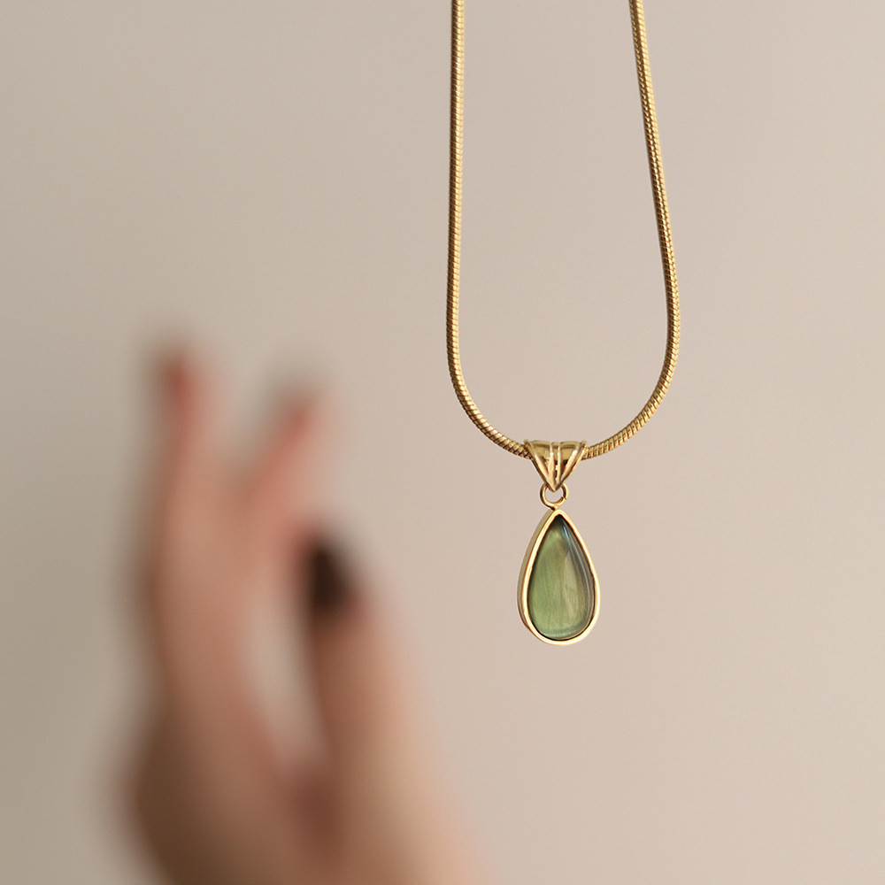 18K Gold Plated Waterdrop Necklace