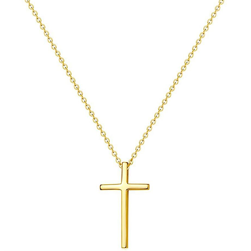Religious Silver/Gold Cross Necklace