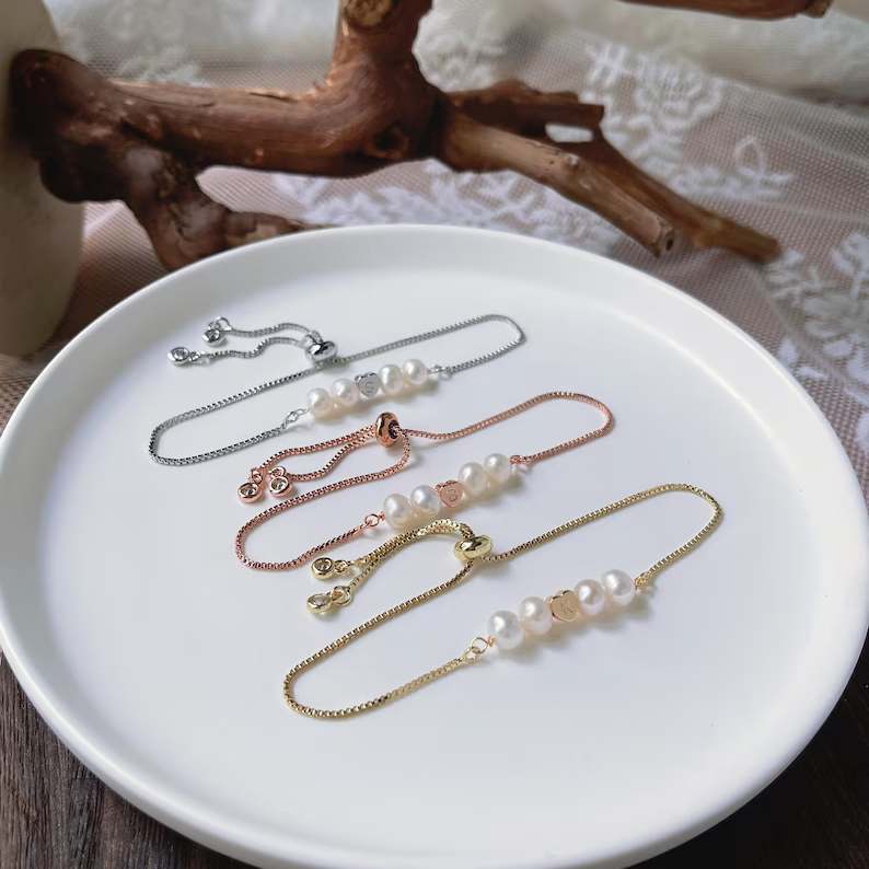 Minimalist Fresh Water Pearl Bracelet for Women