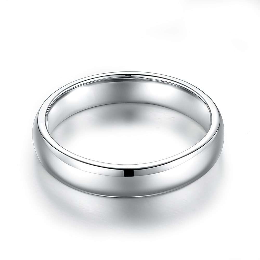 Simple 925 Sterling Silver Women's Wedding Bands