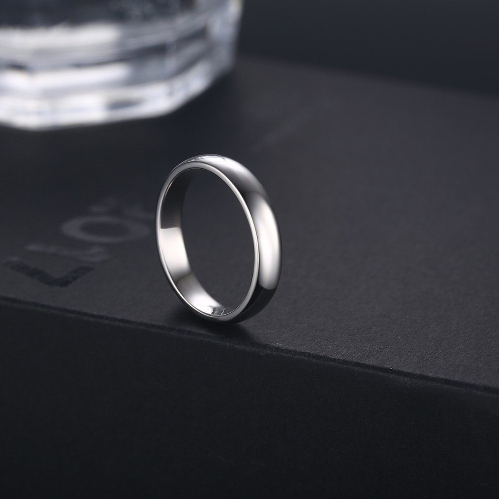 Simple 925 Sterling Silver Women's Wedding Bands