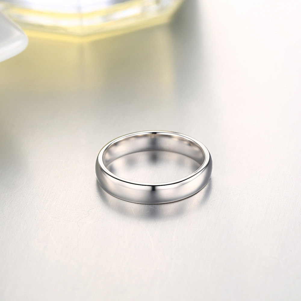 Simple 925 Sterling Silver Women's Wedding Bands