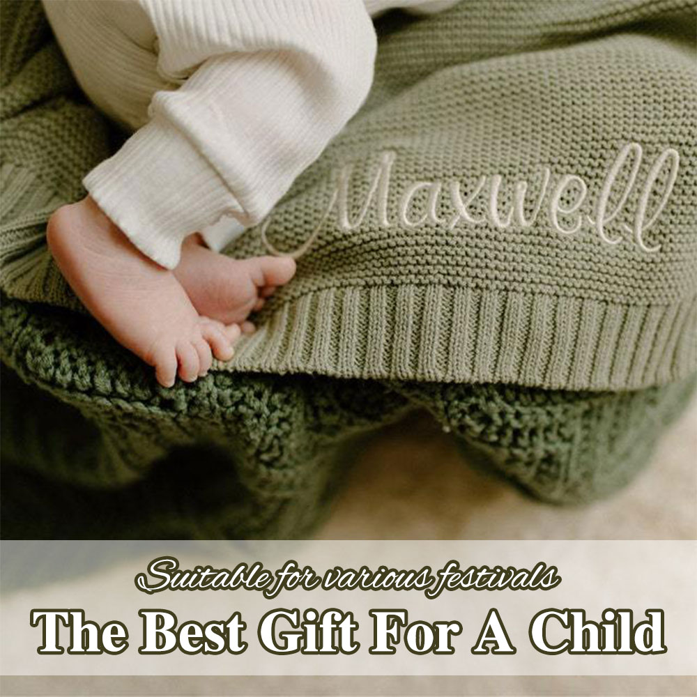 Personalized Baby Blanket, Customized Swaddle Blanket,with Name,Receiving Blankets for Boys and Girls