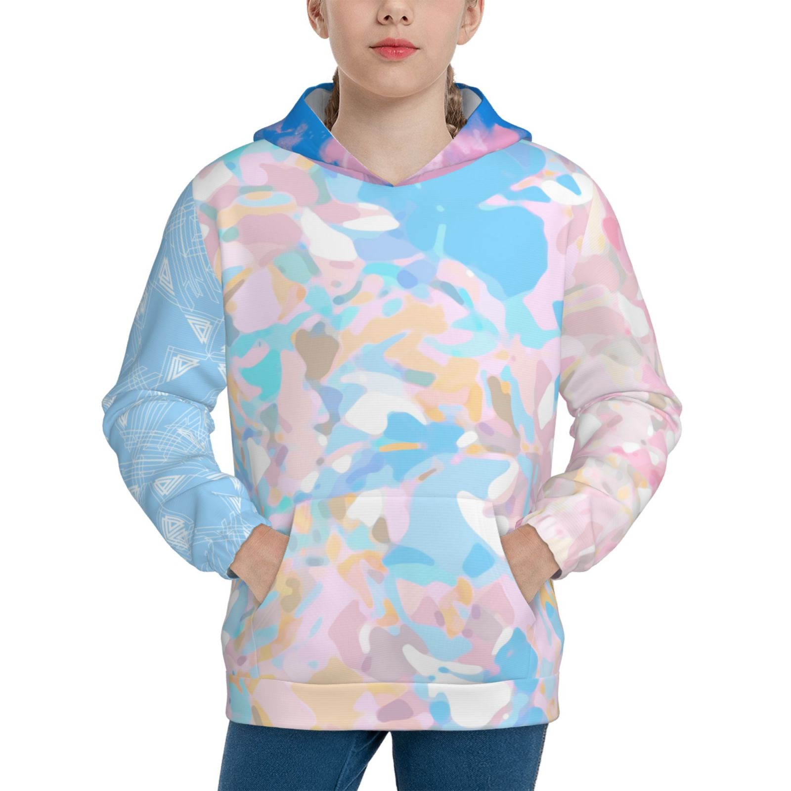 Kids Hoody Hooded Sweatshirt Top for Boys & Girls