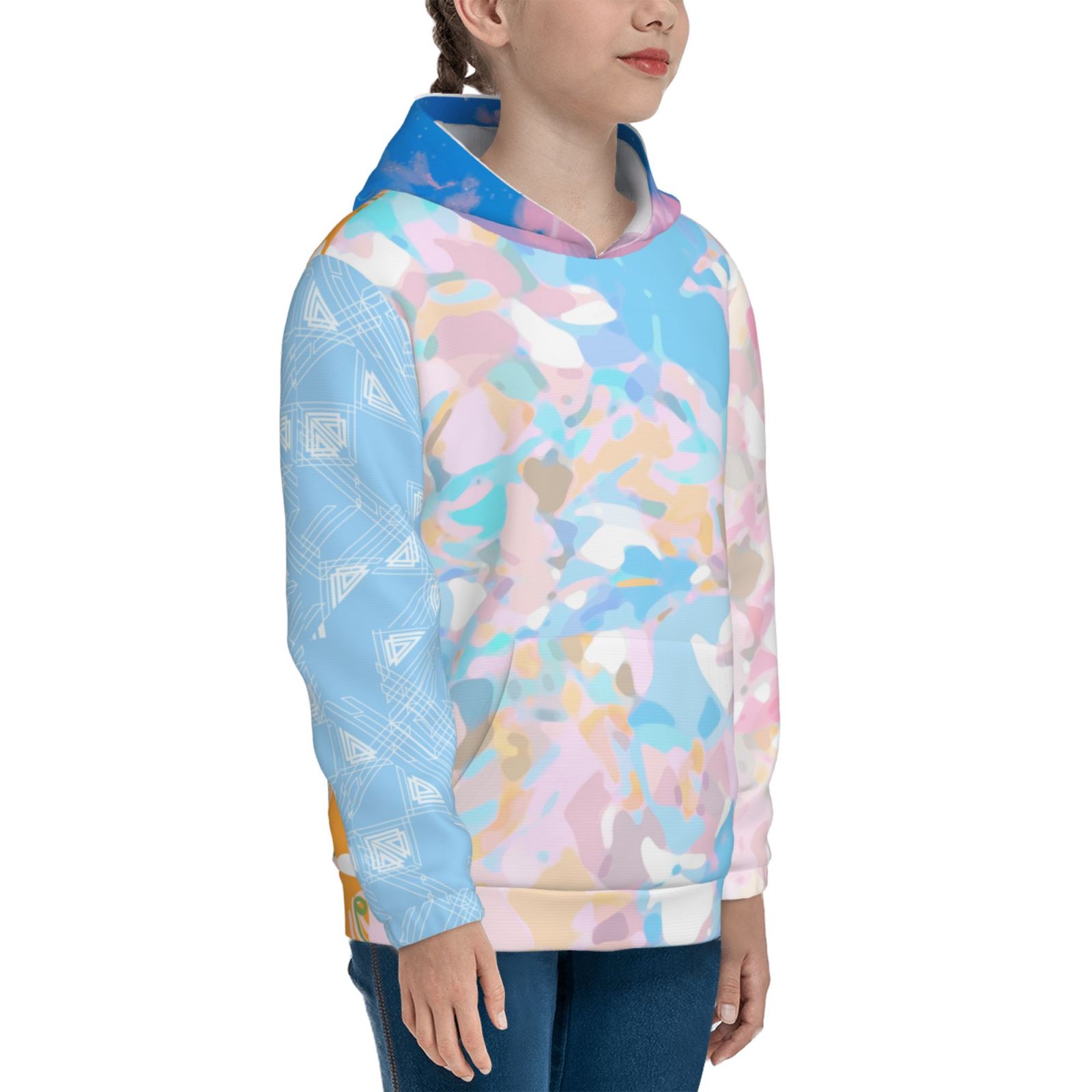 Kids Hoody Hooded Sweatshirt Top for Boys & Girls