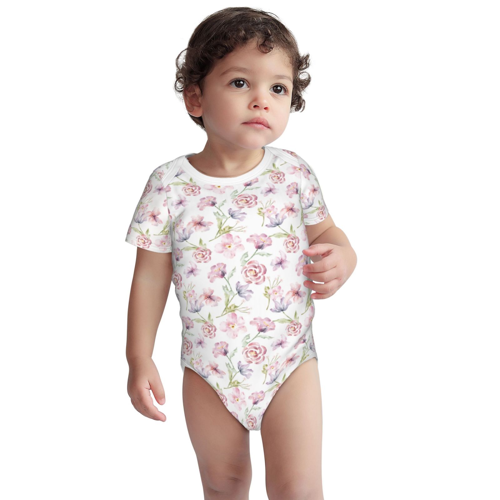 Newborn Baby Short Sleeve Bodysuit Baby Grow Cotton Vest 