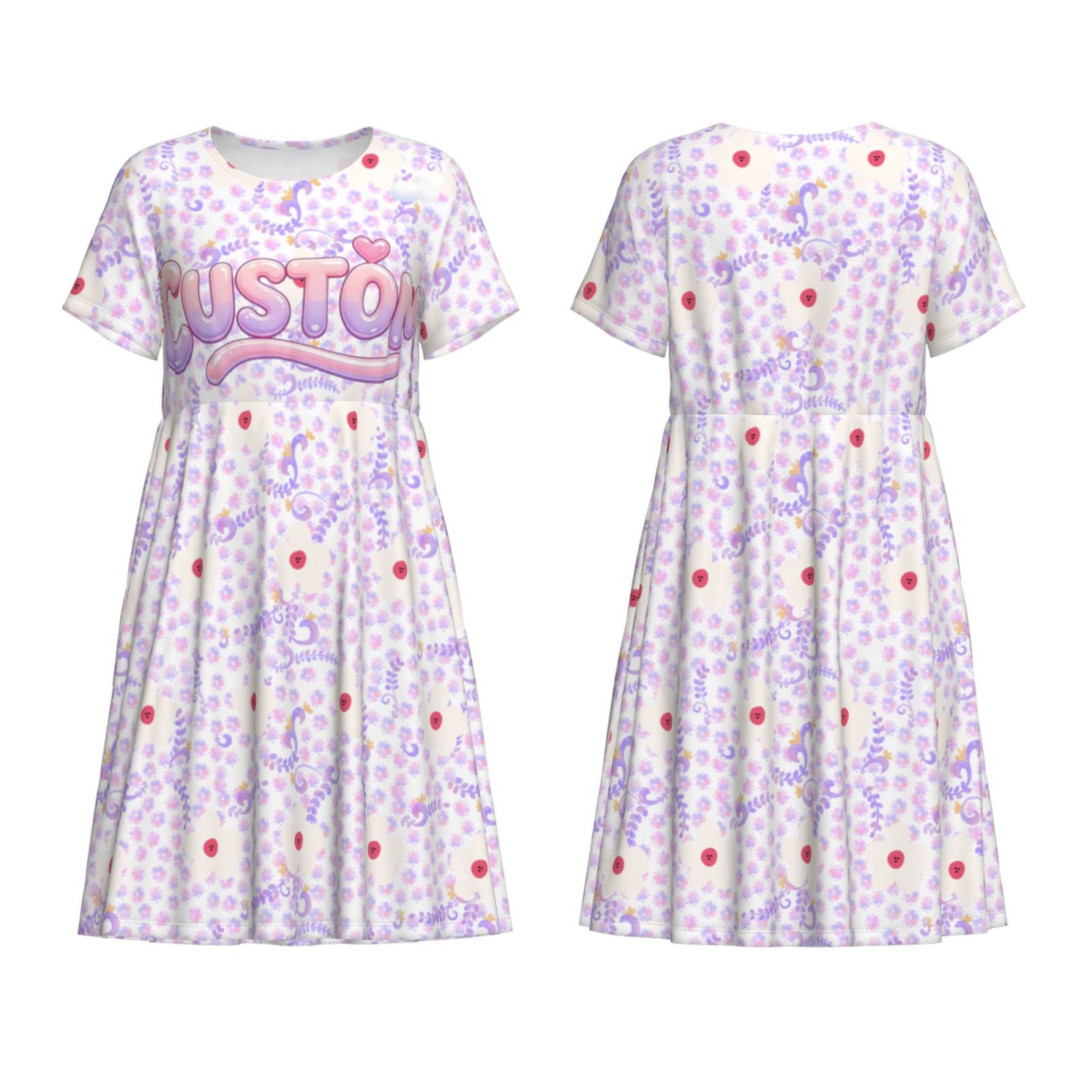 Womens Summer Maxi Dress Casual Short Sleeve  Dresses