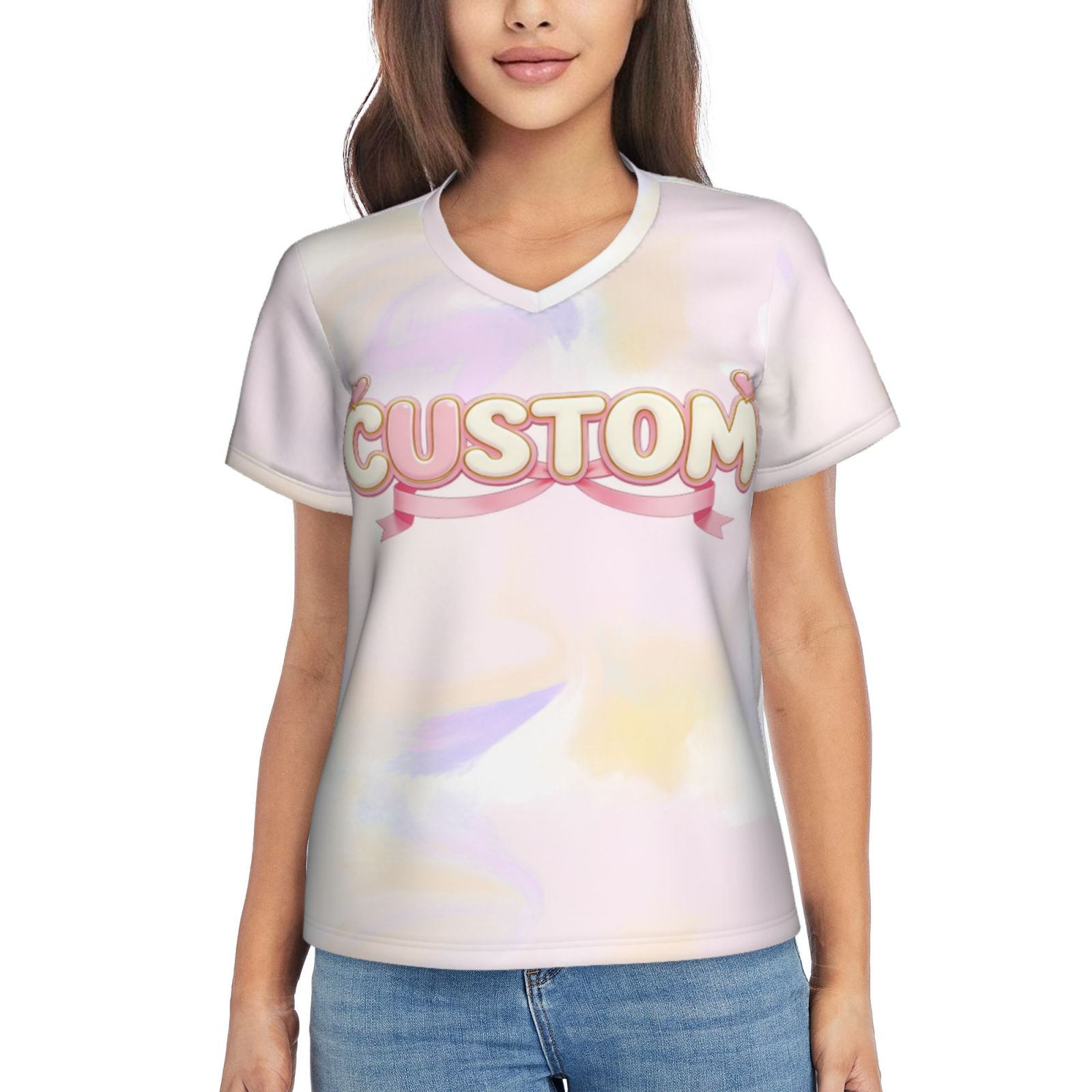 Womens T-Shirts Lightweight Soft Comfort Fit Tee Crew Neck 