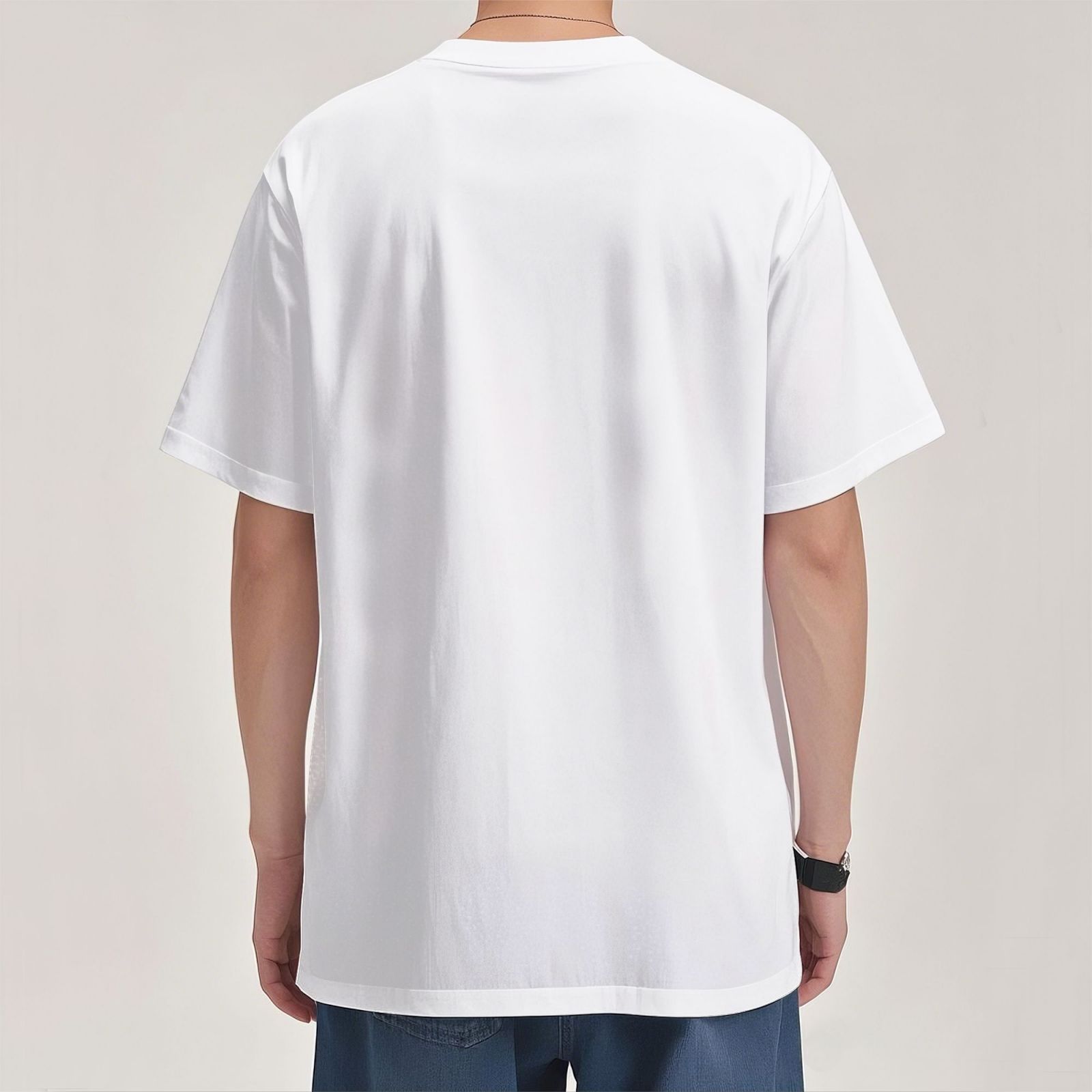 230g Pure Cotton Short Sleeve T-Shirt - Direct Printing, Soft and Breathable for Men and Women