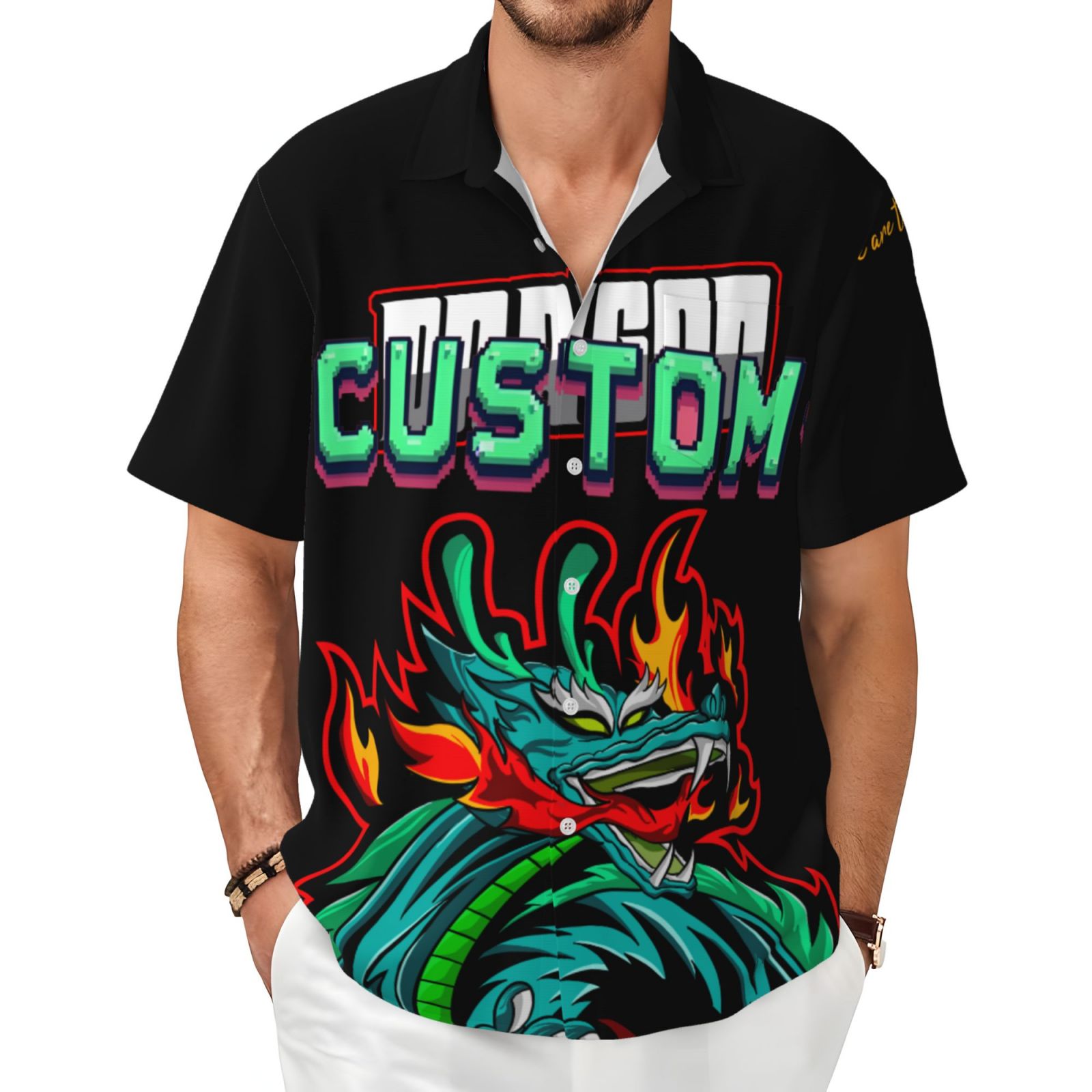 Mens Shirt Short Sleeve Casual Lightweight Summer Shirt Regular Fit Beach Top with Pocket