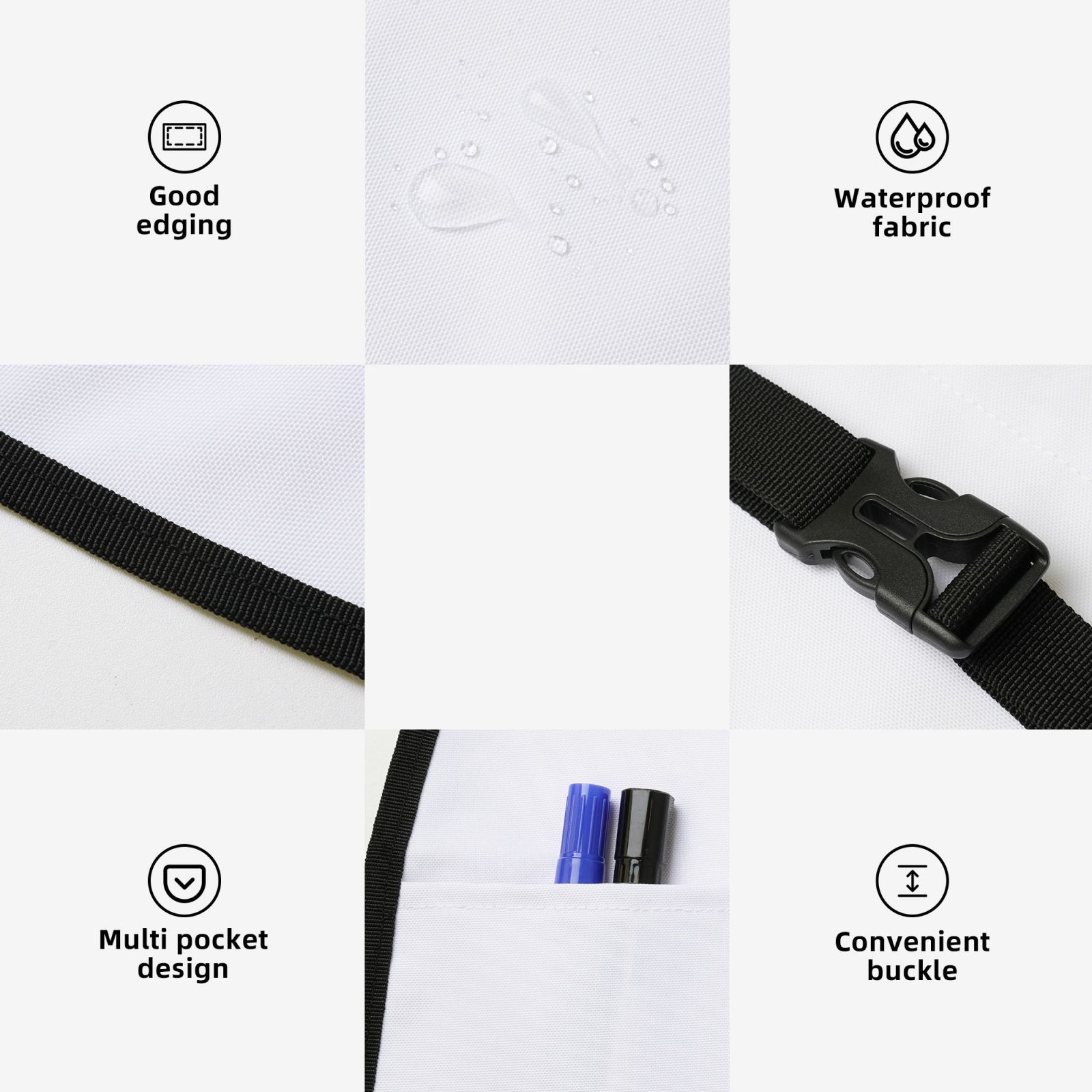 2 Pack Car Seat Back Protectors,  Universal Waterproof & Scratch-Resistant, with Storage Pockets