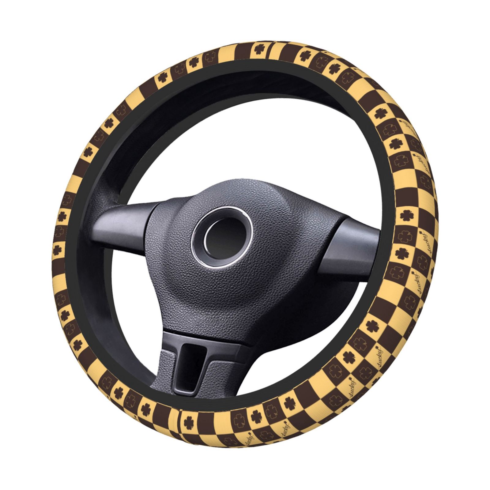  Steering Wheel Cover, Elasticity Anti-slip Car Steering Wheel Cover Protector 