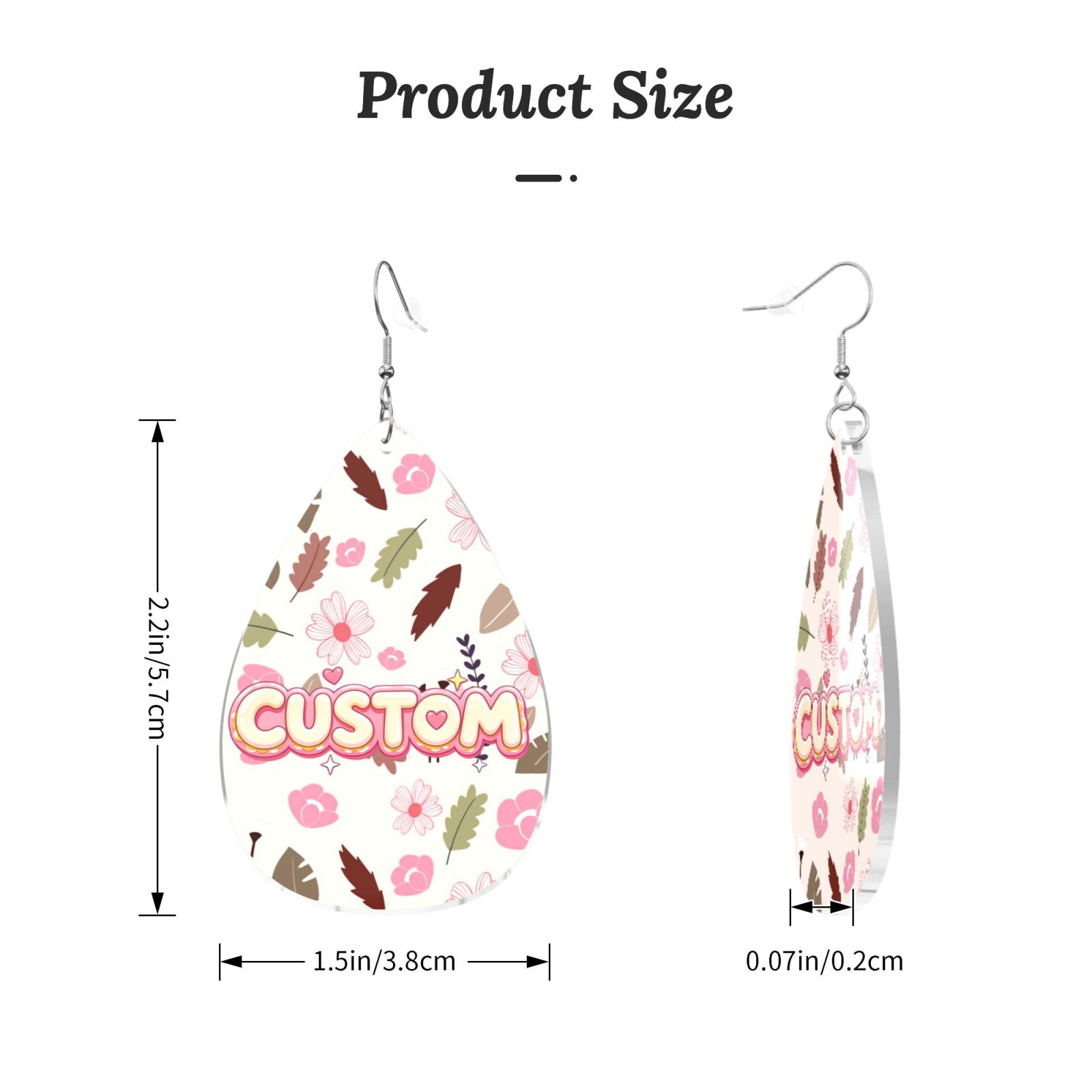 Women Earrings Waterdrop Shaped Fashionable Accessories