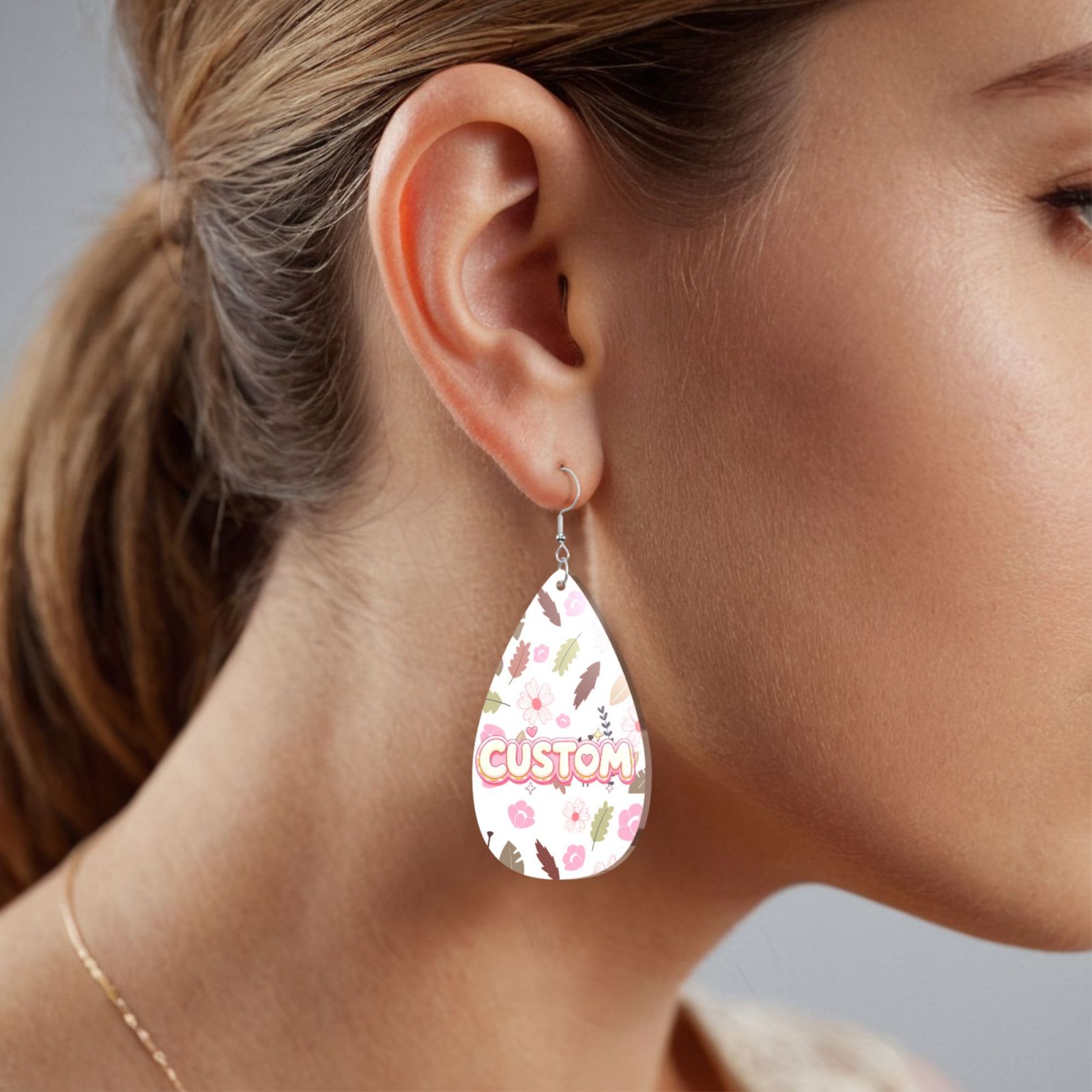 Women Earrings Waterdrop Shaped Fashionable Accessories