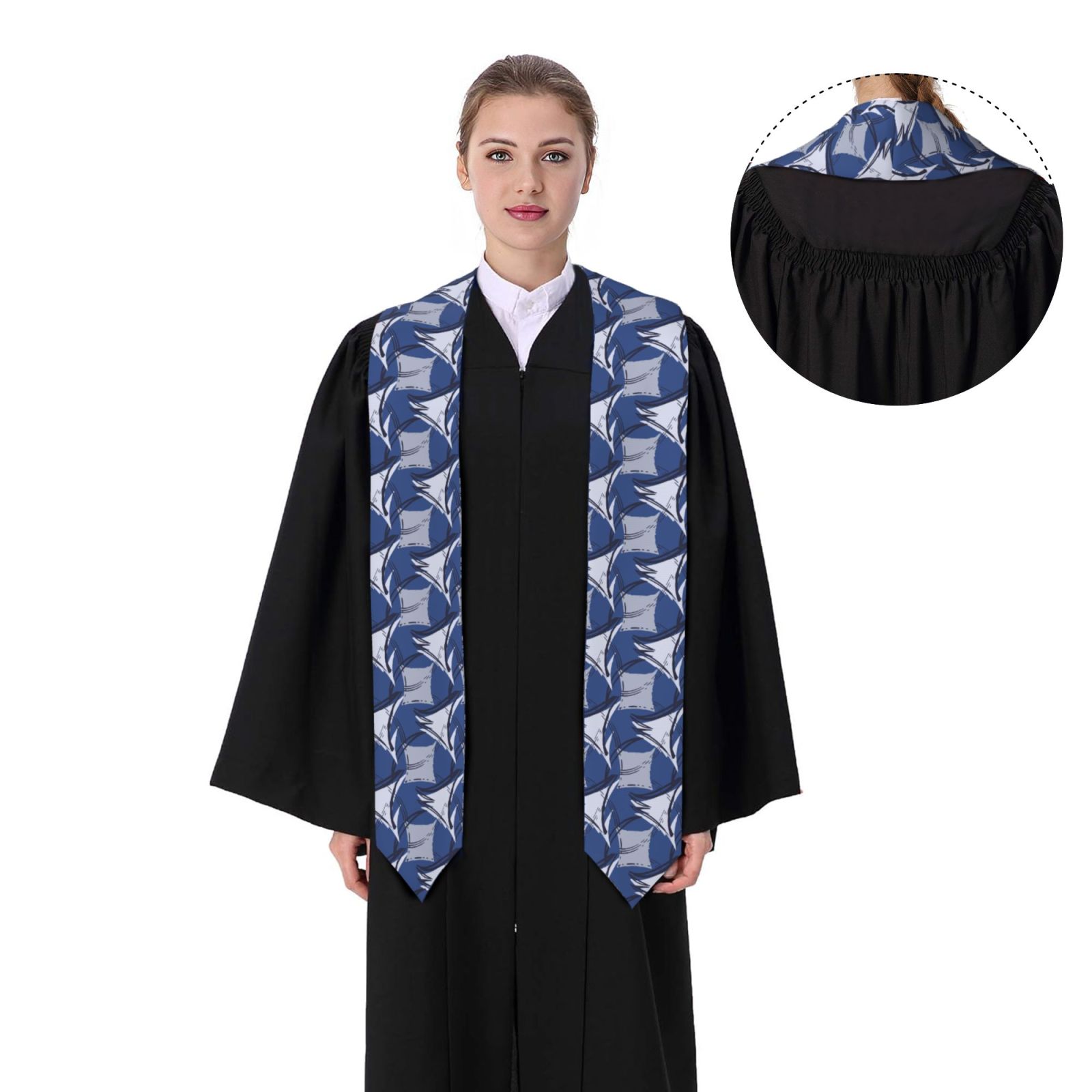 Graduation Stole,Graduation shawl ribbon sash Honor Commencements Stole Class Scarf