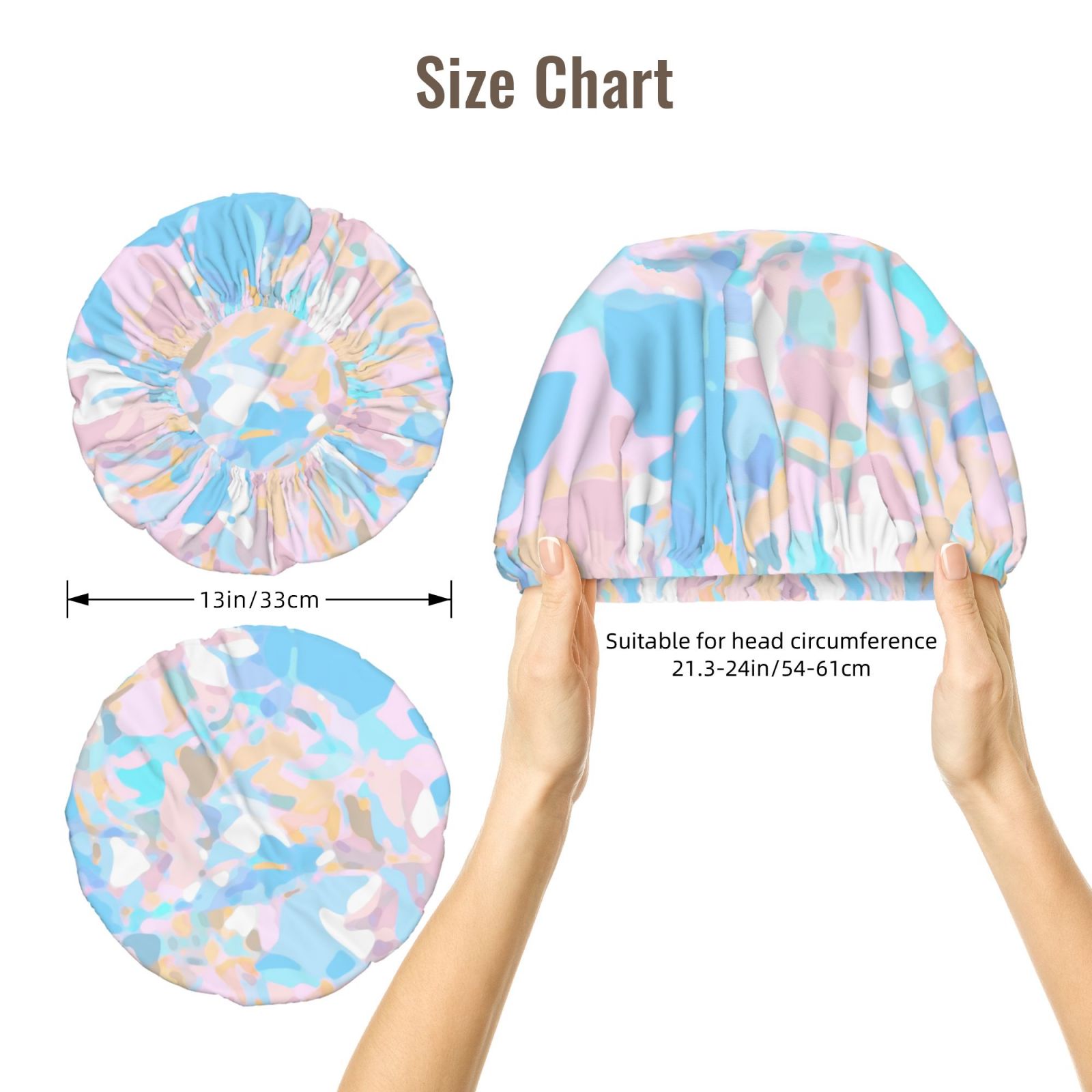 Hair Bonnet Hair Wrap for Sleeping, Imitation Silk Bonnet Sleep Night Cap for Women Hair Care