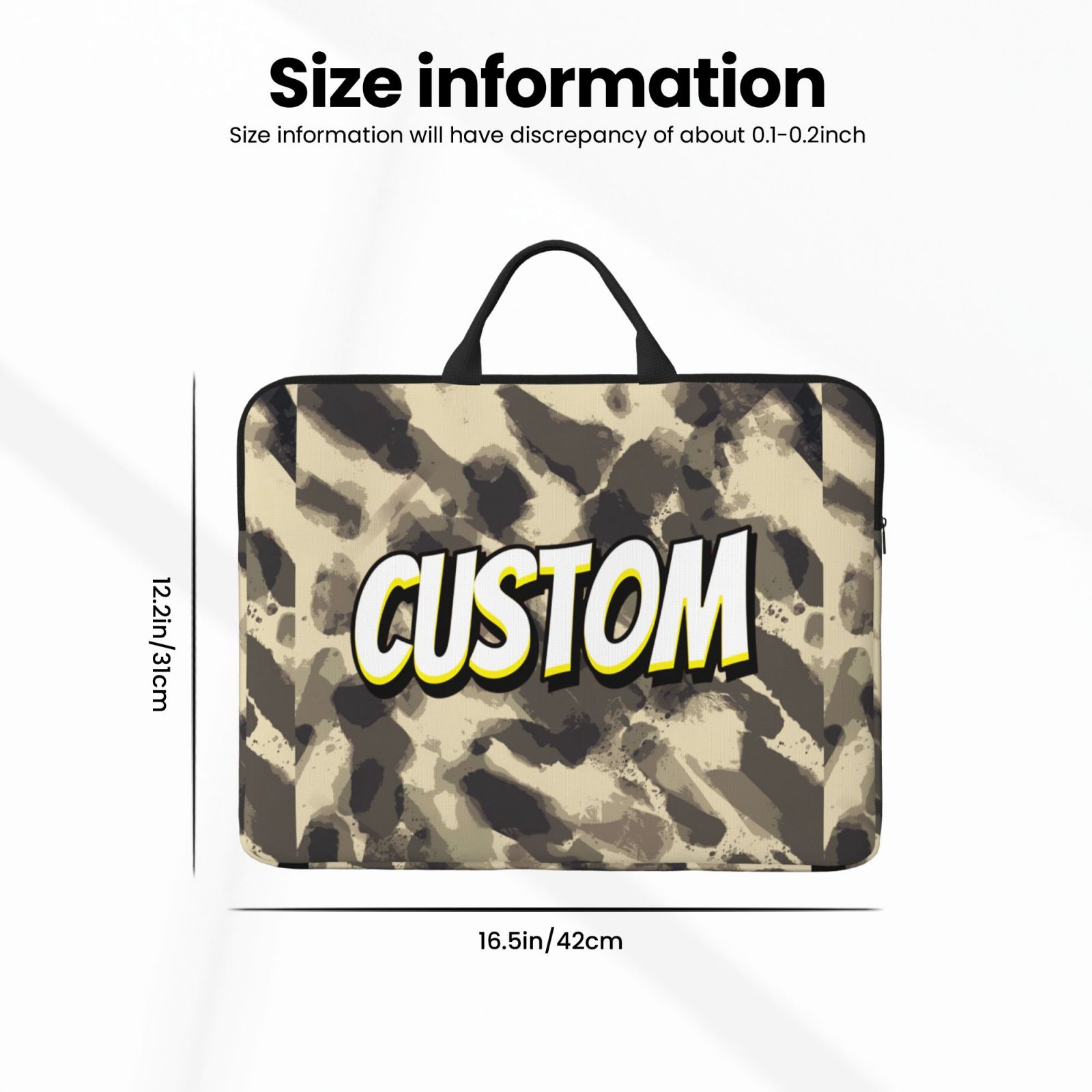 Protective Laptop Sleeve Case 14 inch, Waterproof Slim Computer Cover Bag with Handle Compatible 