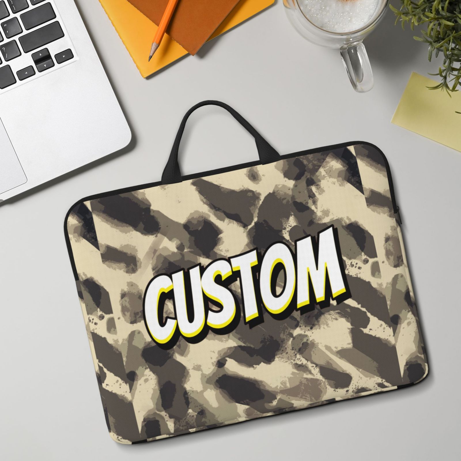 Protective Laptop Sleeve Case 14 inch, Waterproof Slim Computer Cover Bag with Handle Compatible 