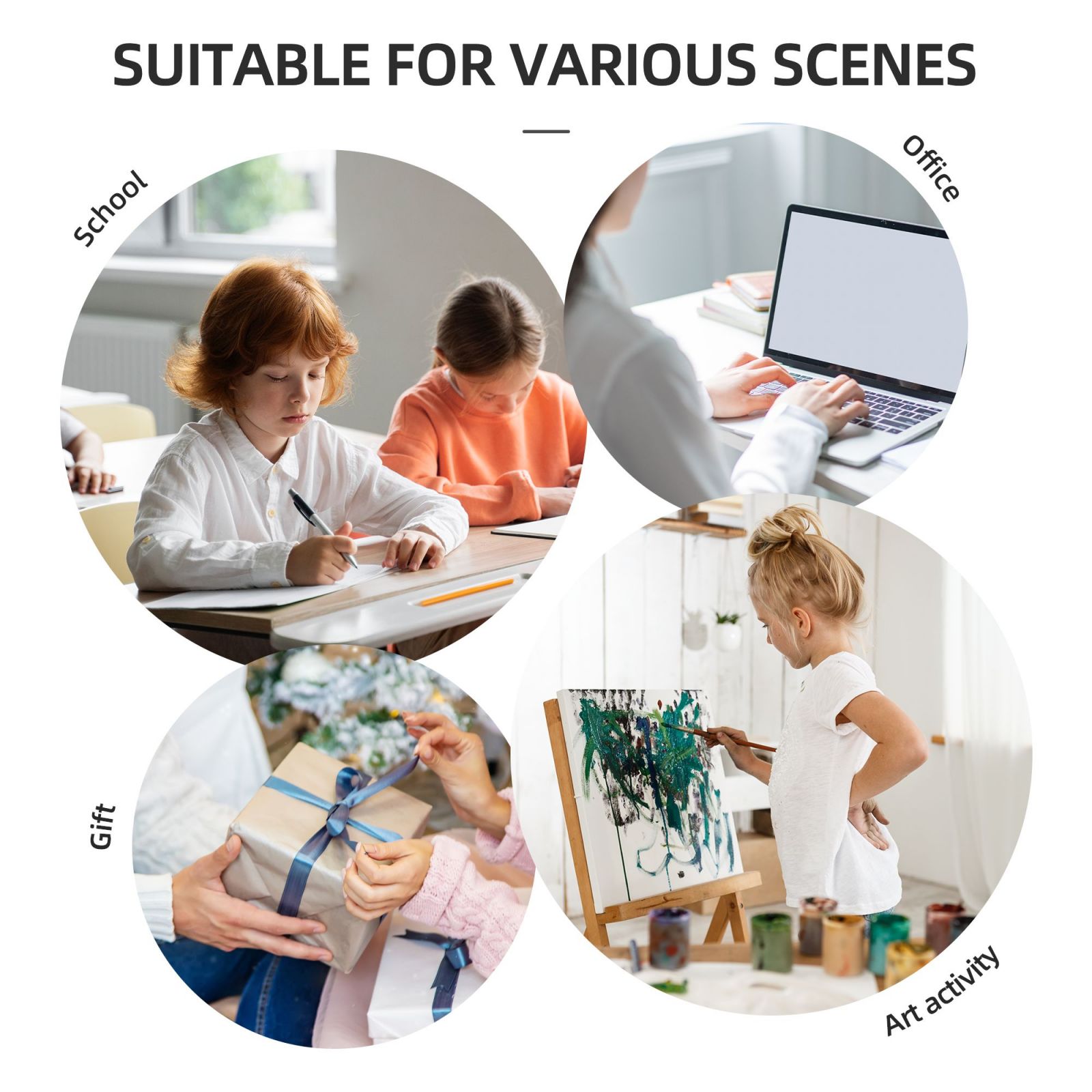 Clear Transparent Pencil Case, Versatile Storage for Stationery, Toiletries, Makeup & Office Supplies