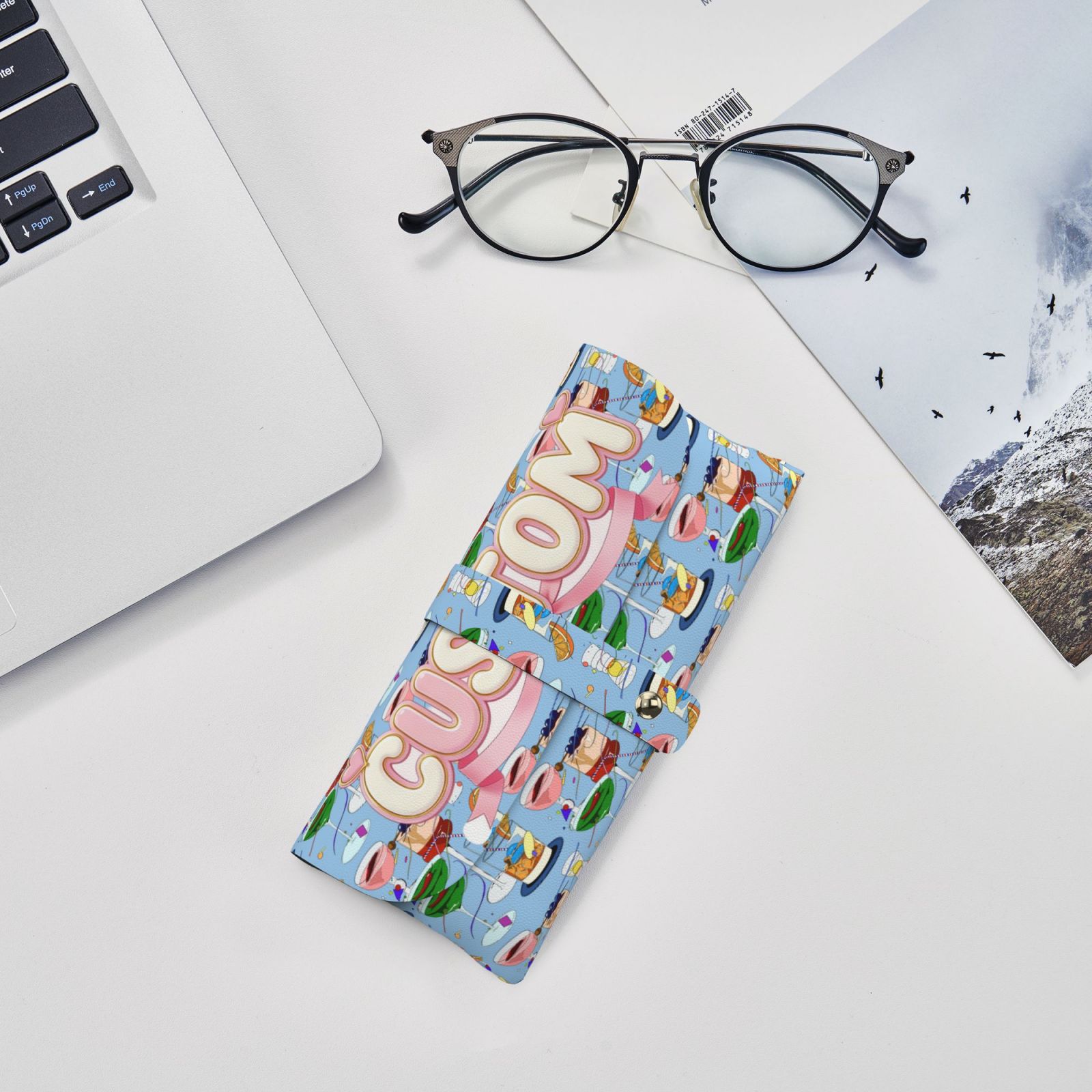  Leather Glasses and Sunglasses Case – Real Leather Protective Holder for Reading Glasses