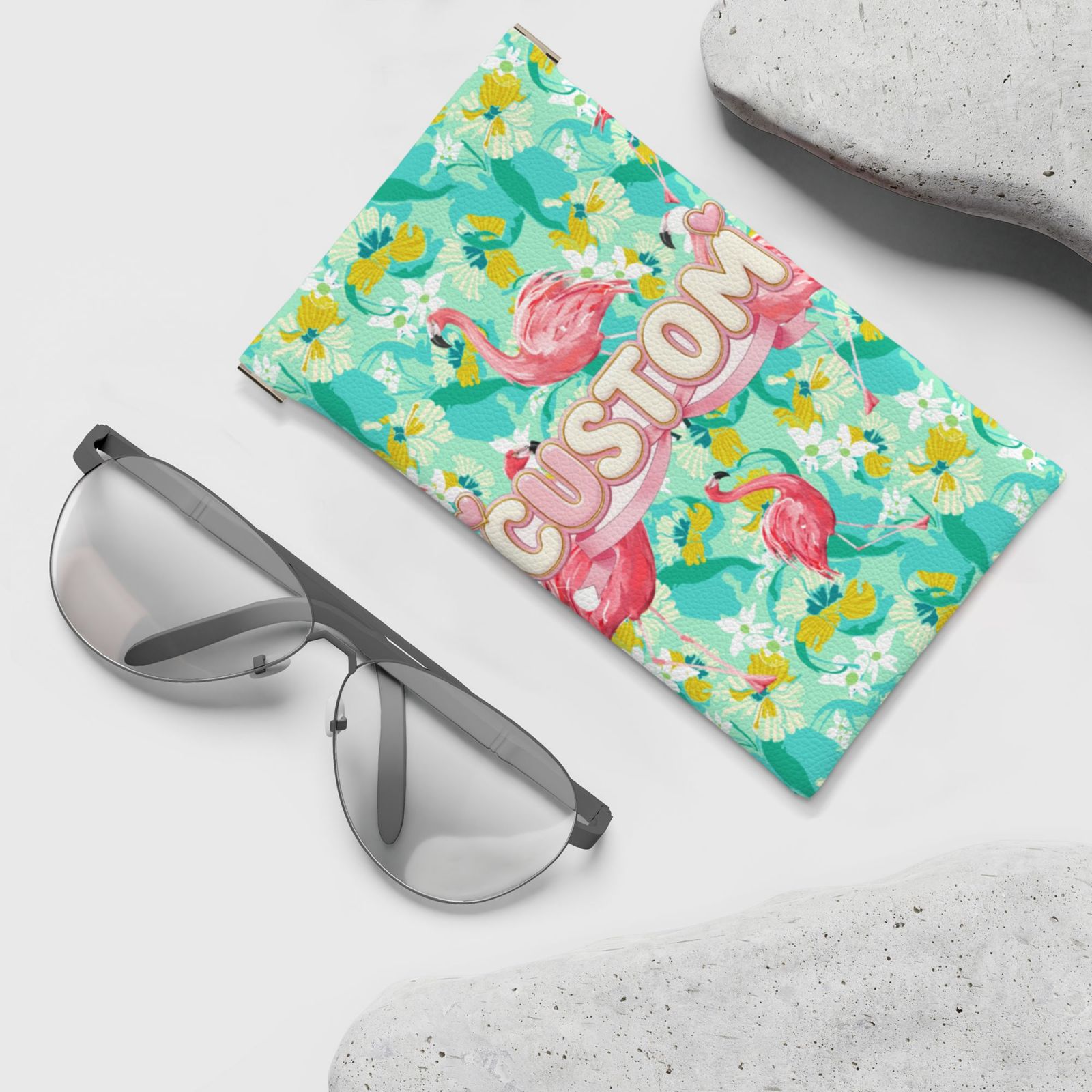 Leather Glasses and Sunglasses Case – Real Leather Protective Holder for Reading Glasses